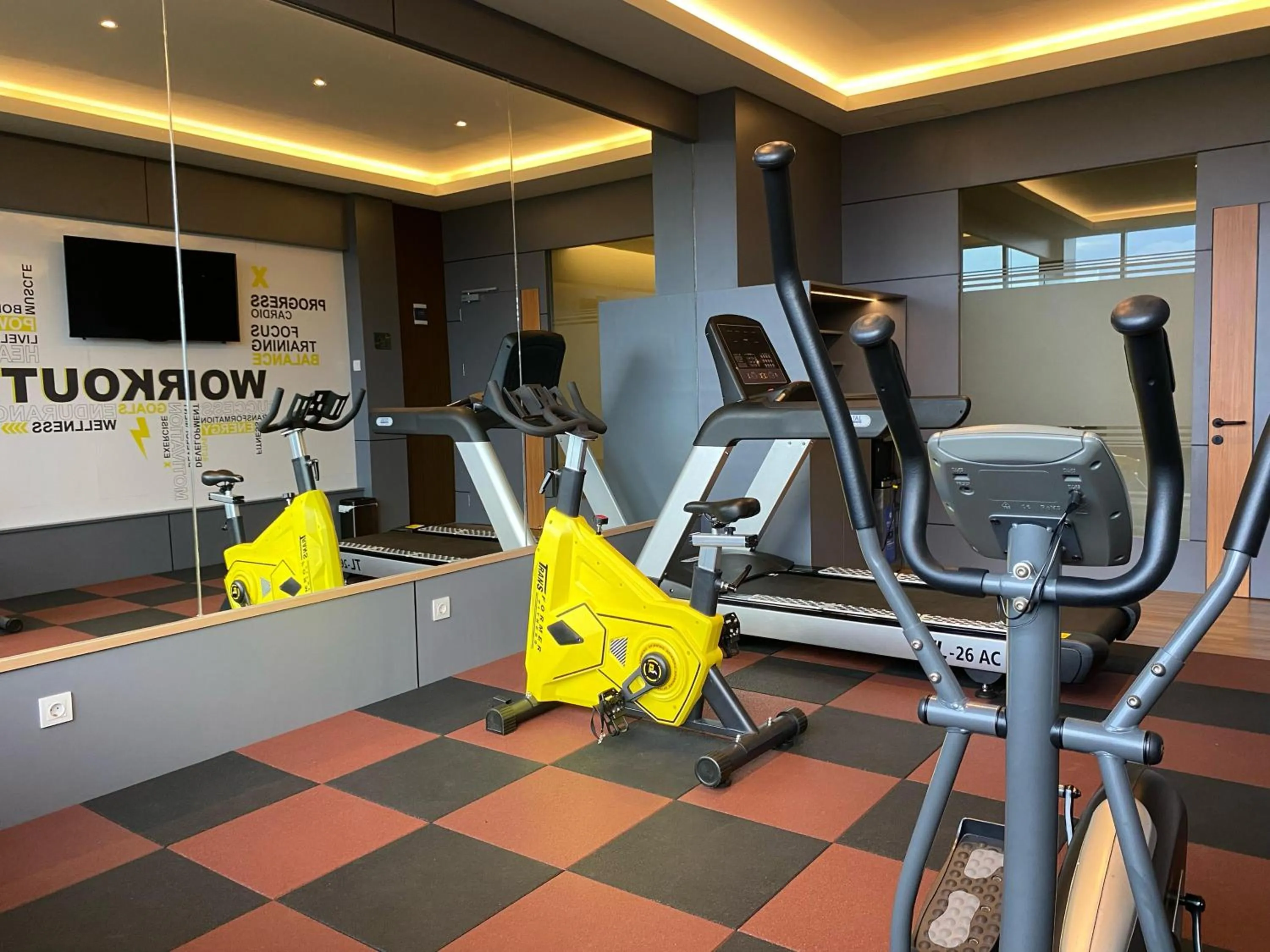 Fitness centre/facilities in Classie Hotel