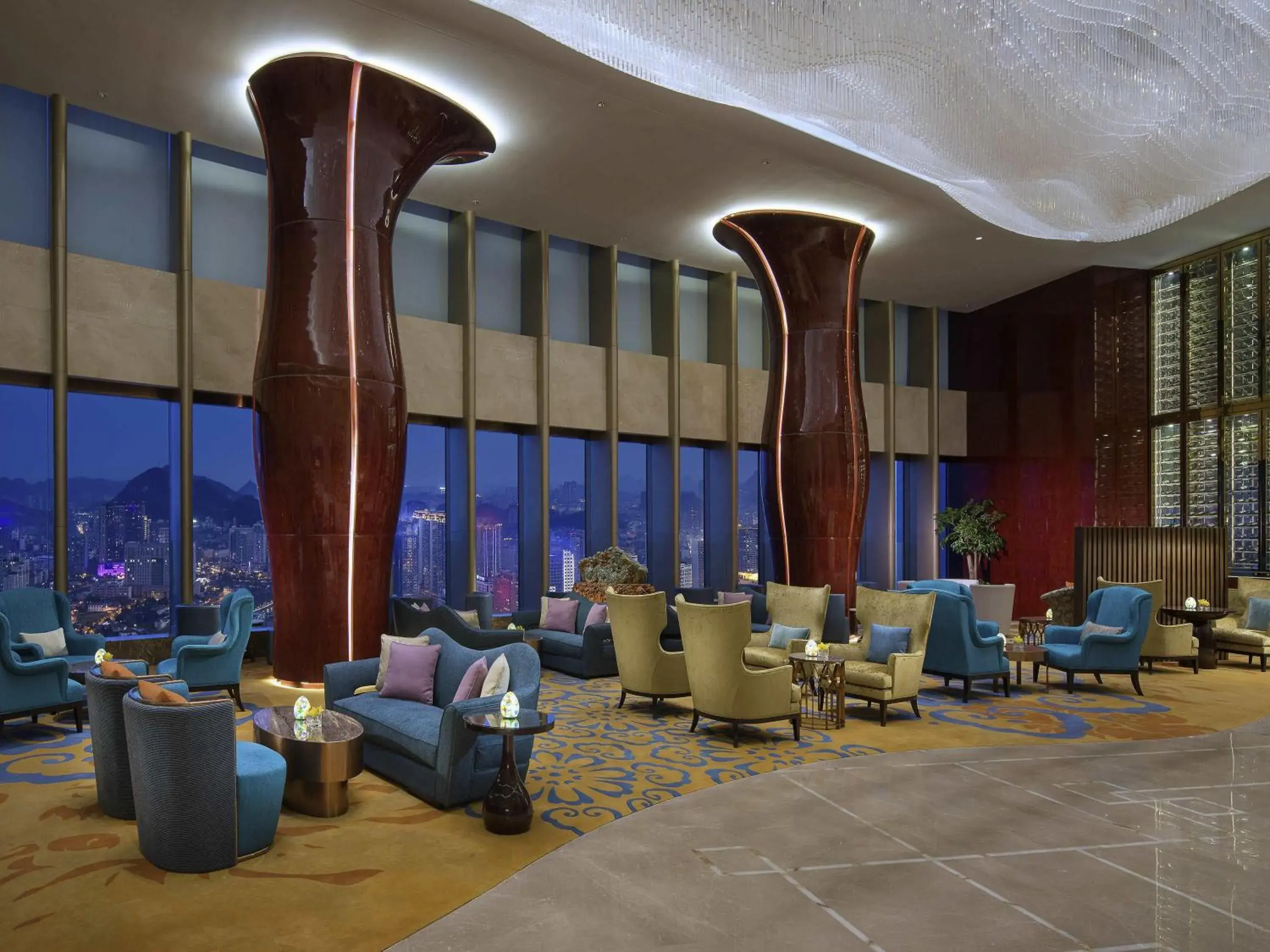 Lounge or bar in Sofitel Guiyang Hunter Lounge or bar in Sofitel Guiyang Hunter
