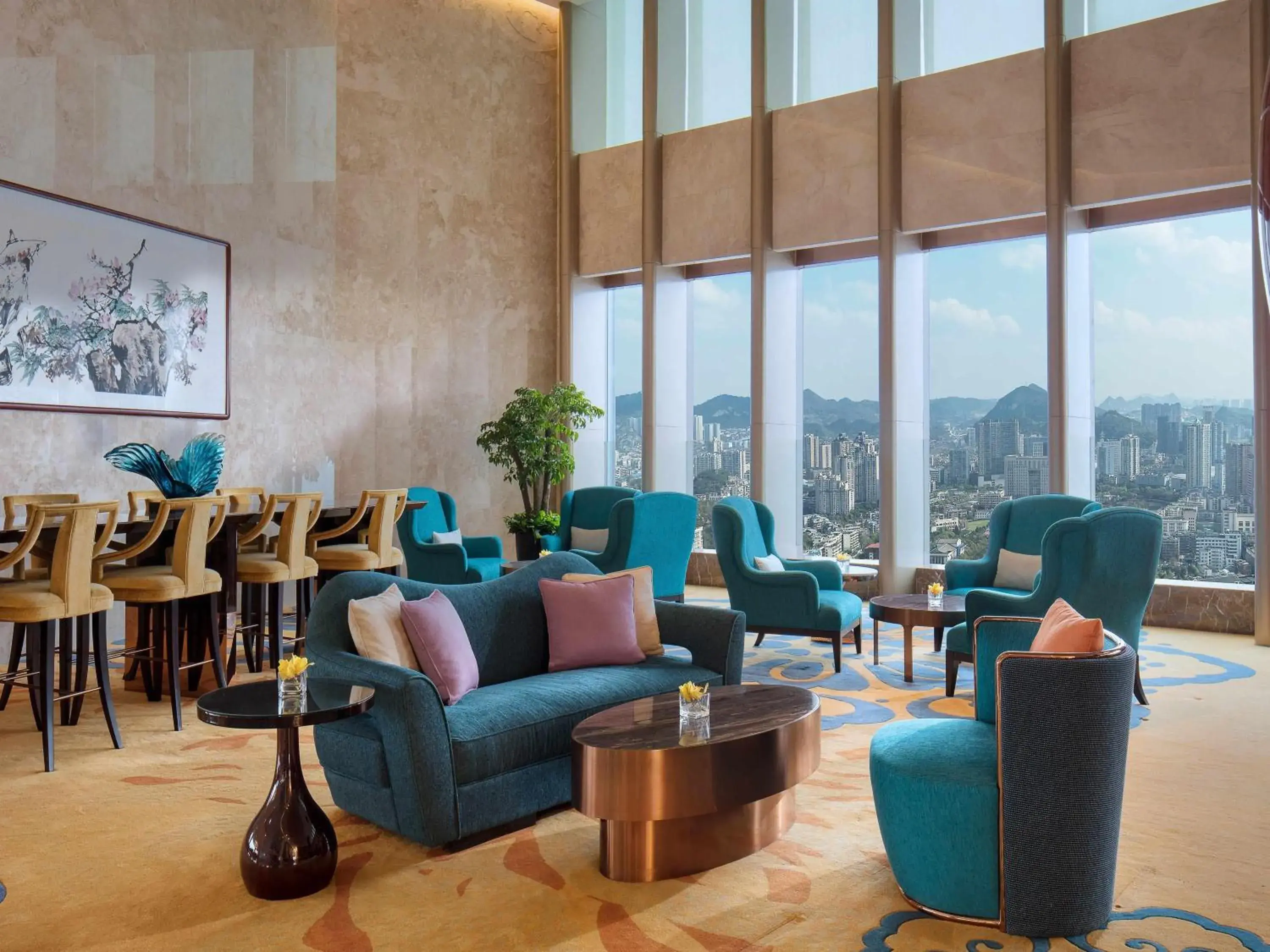 Lounge or bar in Sofitel Guiyang Hunter Lounge or bar in Sofitel Guiyang Hunter