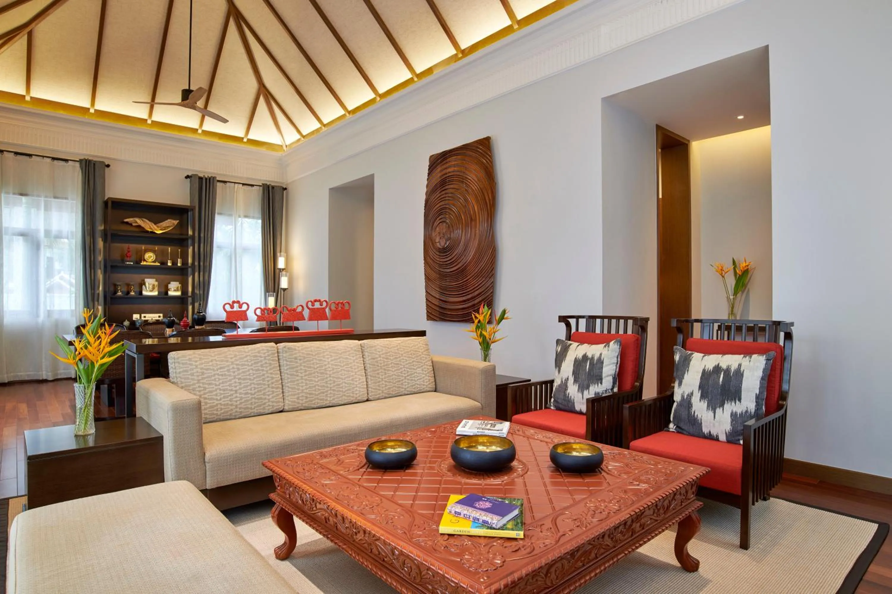 Living room in Pullman Luang Prabang