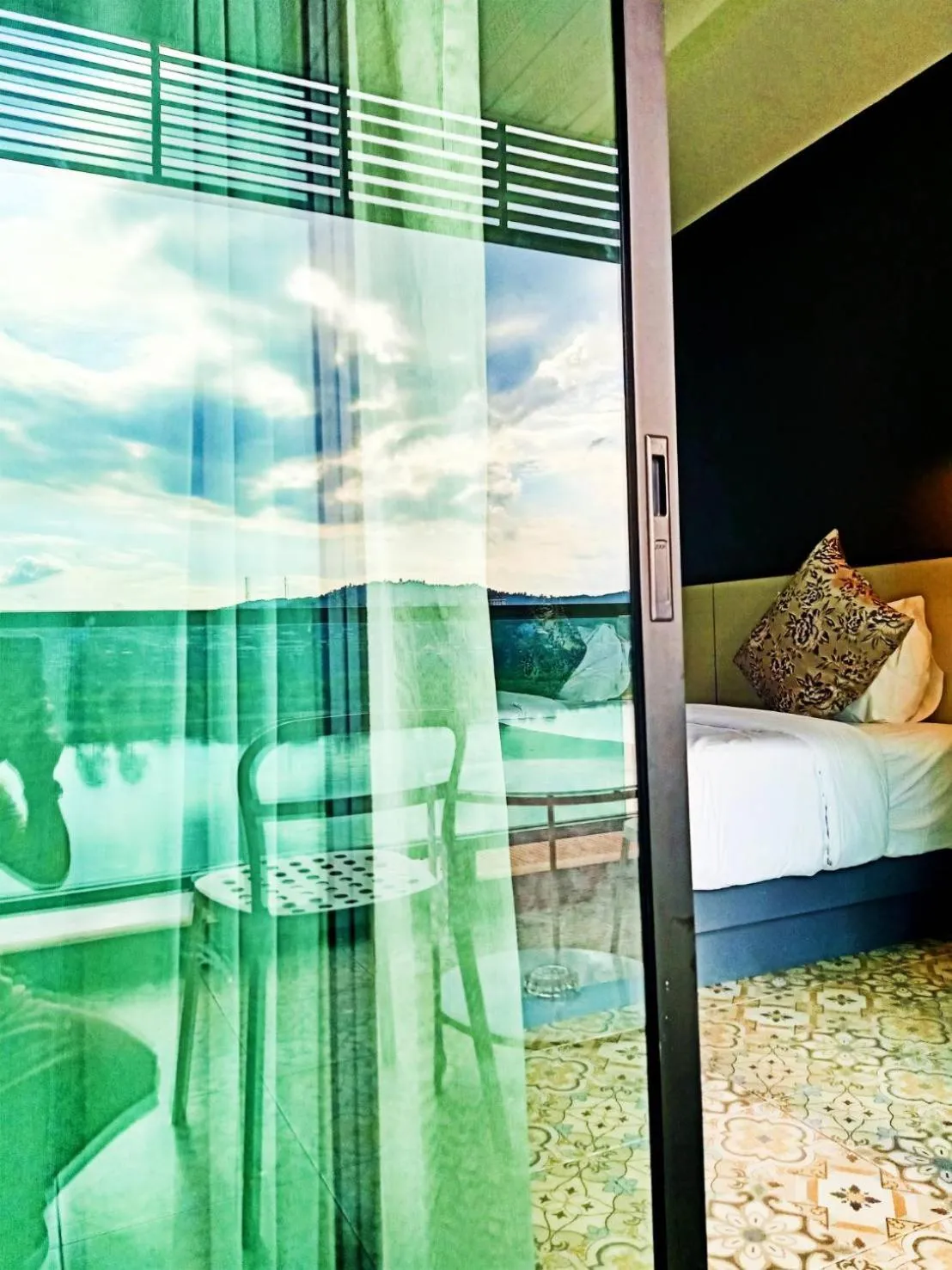 Photo of the whole room, Bed in Chiangkhong Teak Garden Riverfront Onsen Hotel- SHA Extra Plus