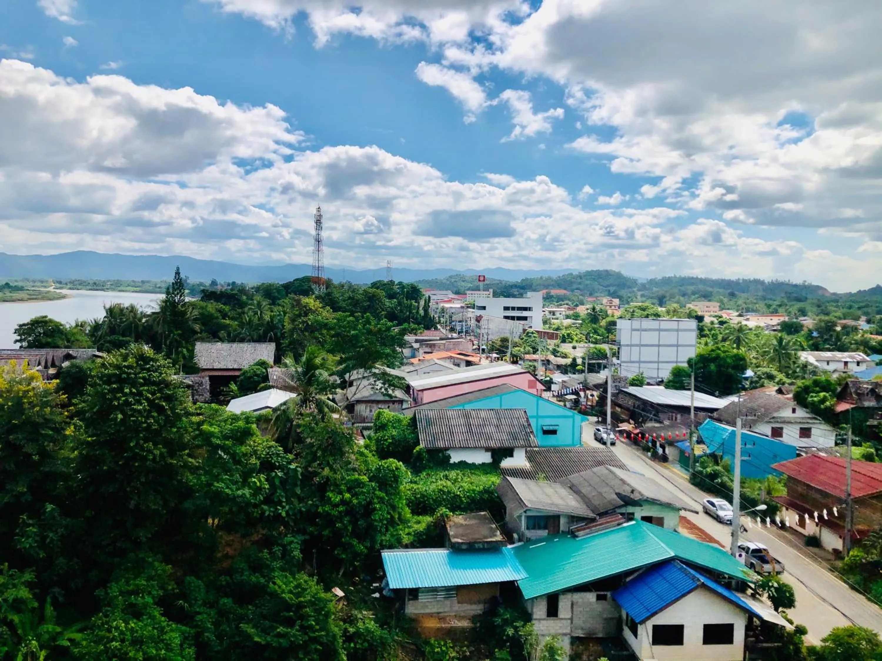 City view in Chiangkhong Teak Garden Riverfront Onsen Hotel- SHA Extra Plus