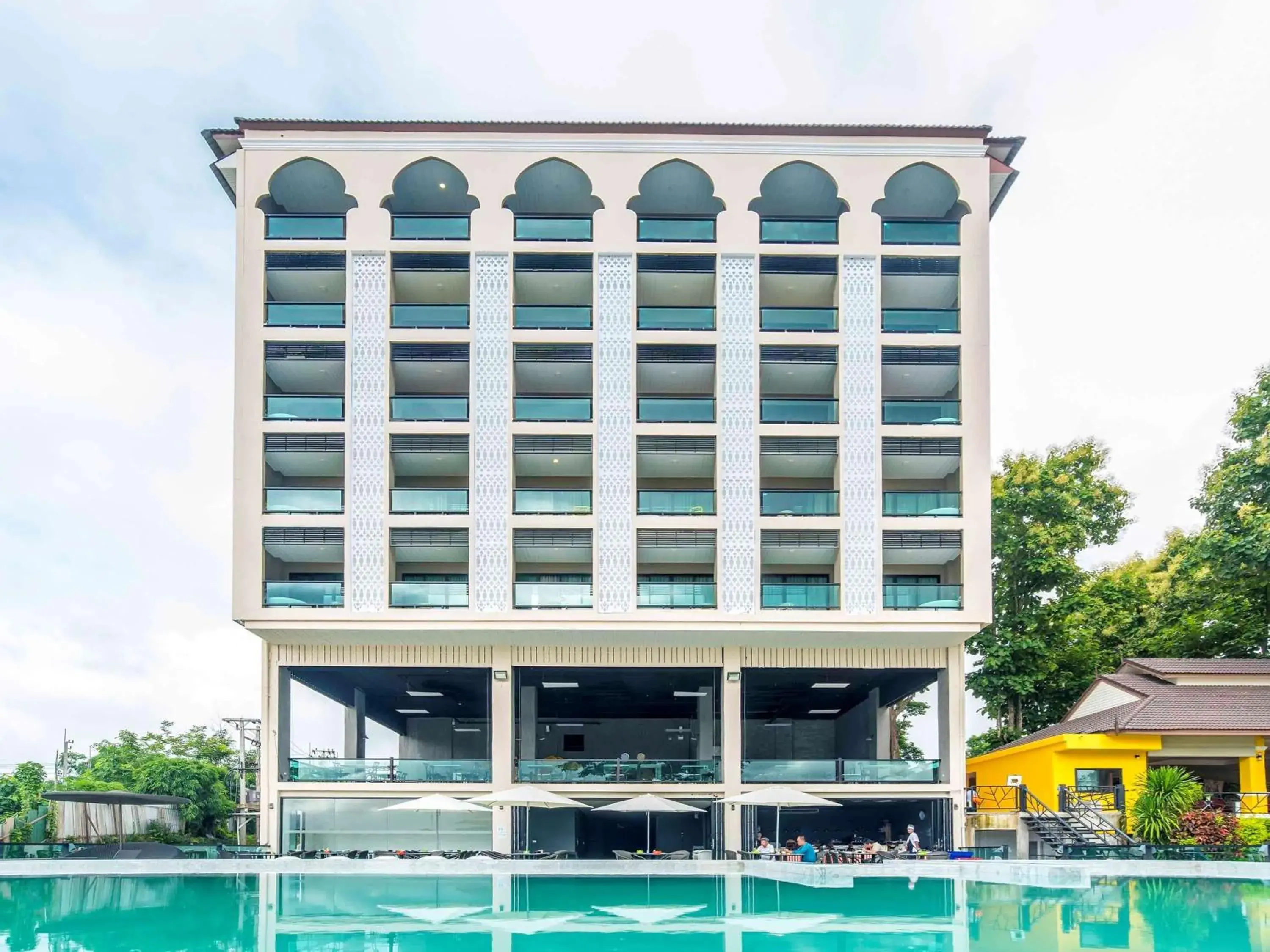 Property building in Chiangkhong Teak Garden Riverfront Onsen Hotel- SHA Extra Plus Property building in Chiangkhong Teak Garden Riverfront Onsen Hotel- SHA Extra Plus