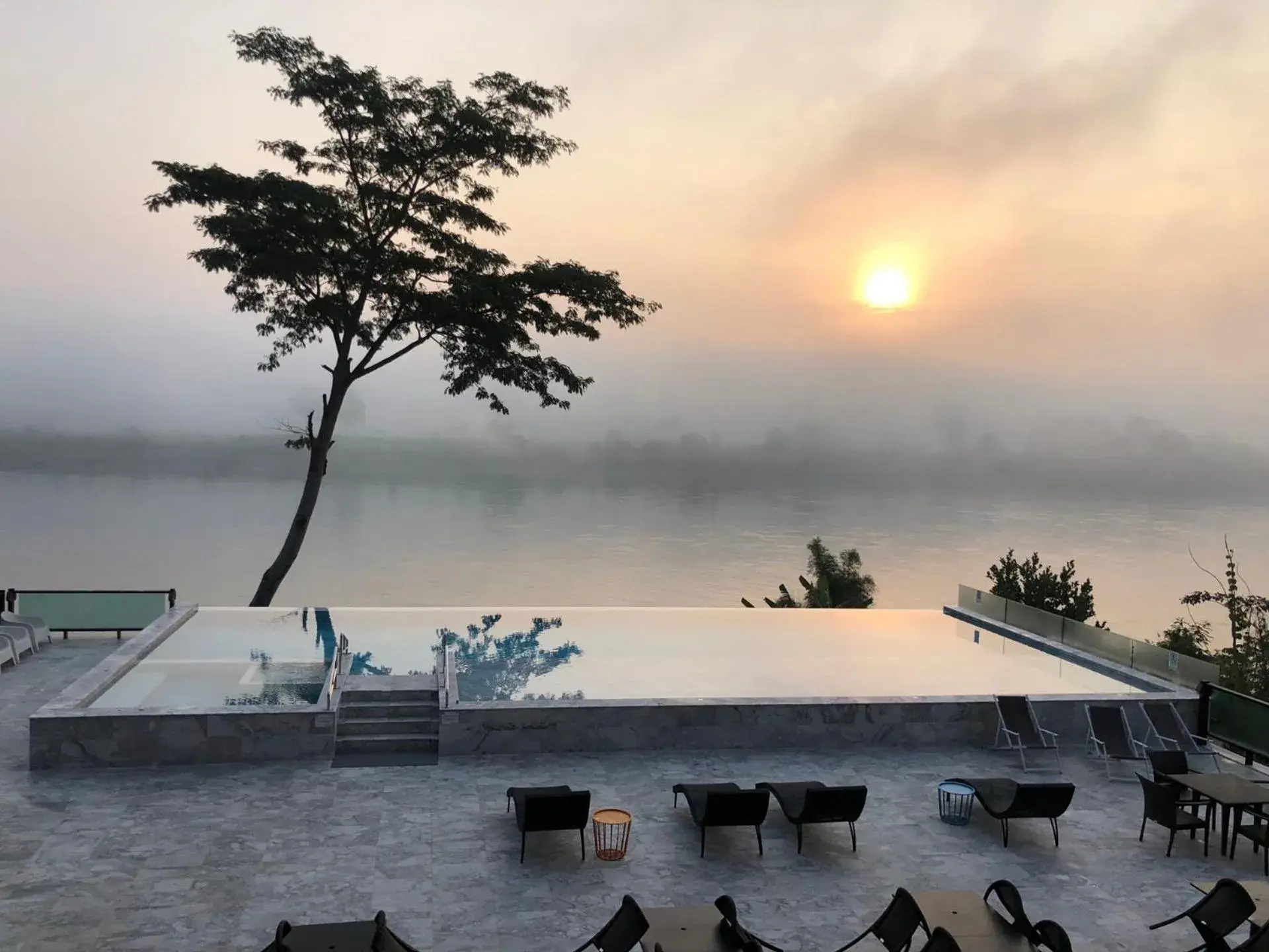Swimming pool in Chiangkhong Teak Garden Riverfront Onsen Hotel- SHA Extra Plus Swimming pool in Chiangkhong Teak Garden Riverfront Onsen Hotel- SHA Extra Plus