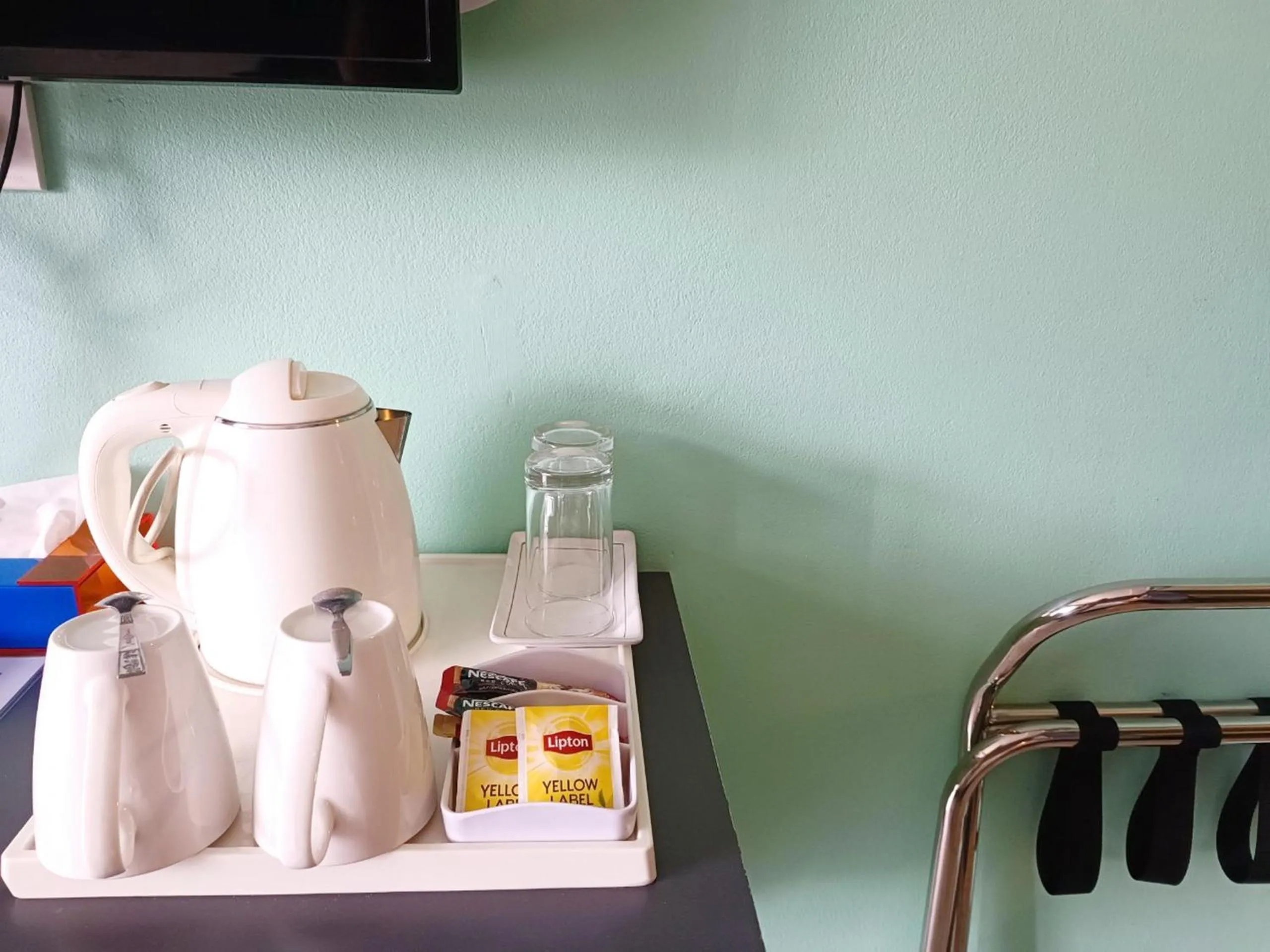 Coffee/tea facilities in Chiangkhong Teak Garden Riverfront Onsen Hotel- SHA Extra Plus