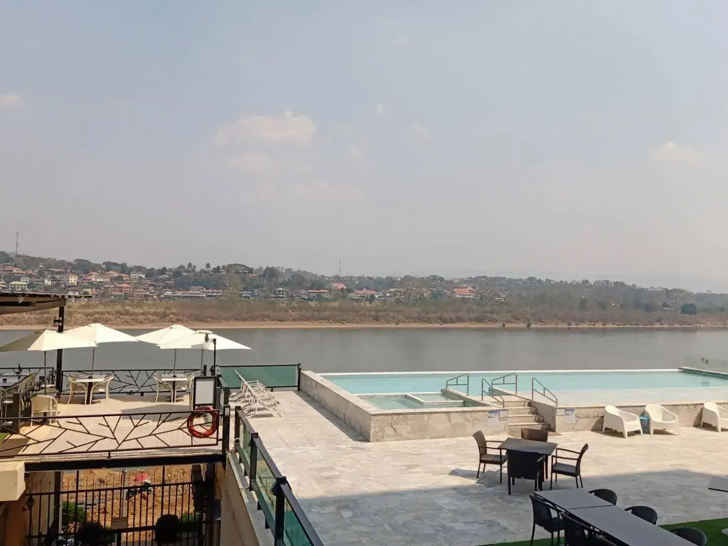 Swimming pool in Chiangkhong Teak Garden Riverfront Onsen Hotel- SHA Extra Plus Swimming pool in Chiangkhong Teak Garden Riverfront Onsen Hotel- SHA Extra Plus