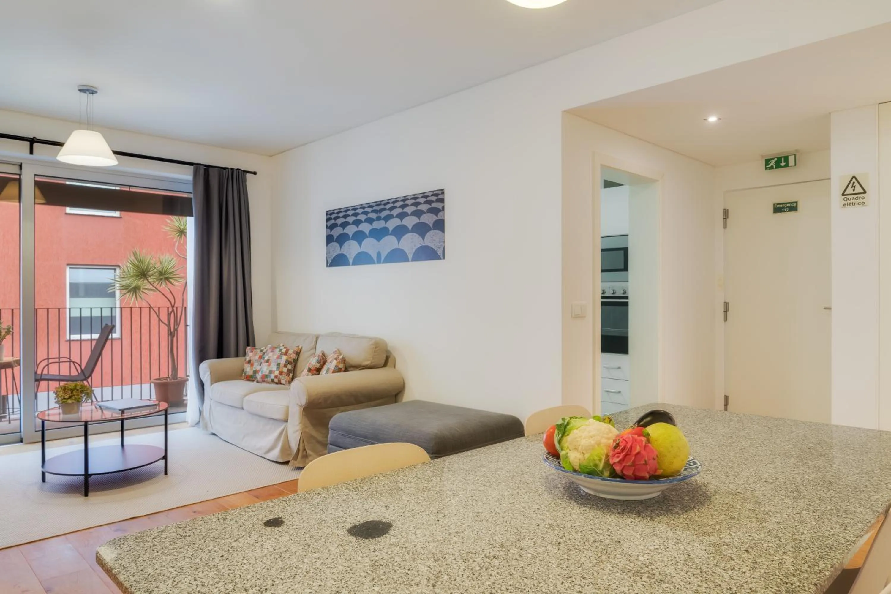 Living room in Casa da Praça Apartments - by Casas na Ilha