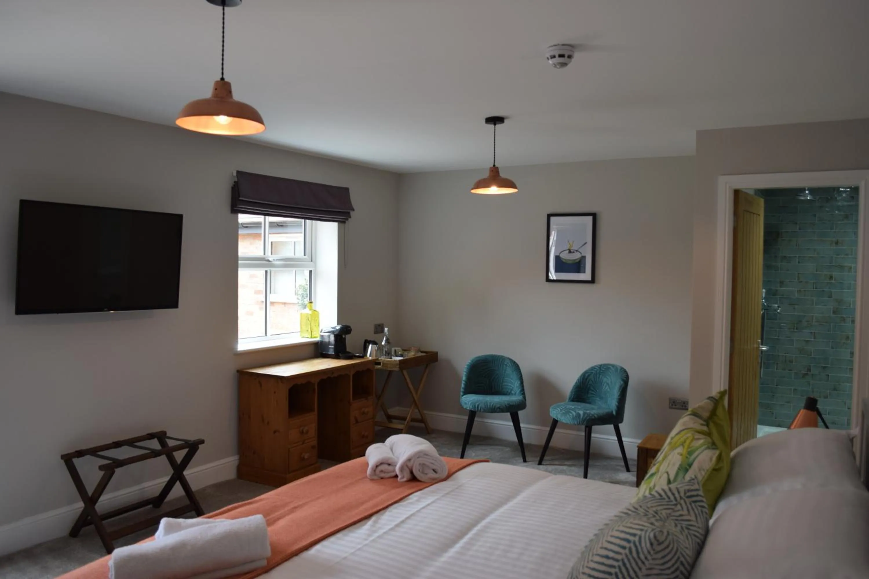 Bed in The Manor House at Quorn