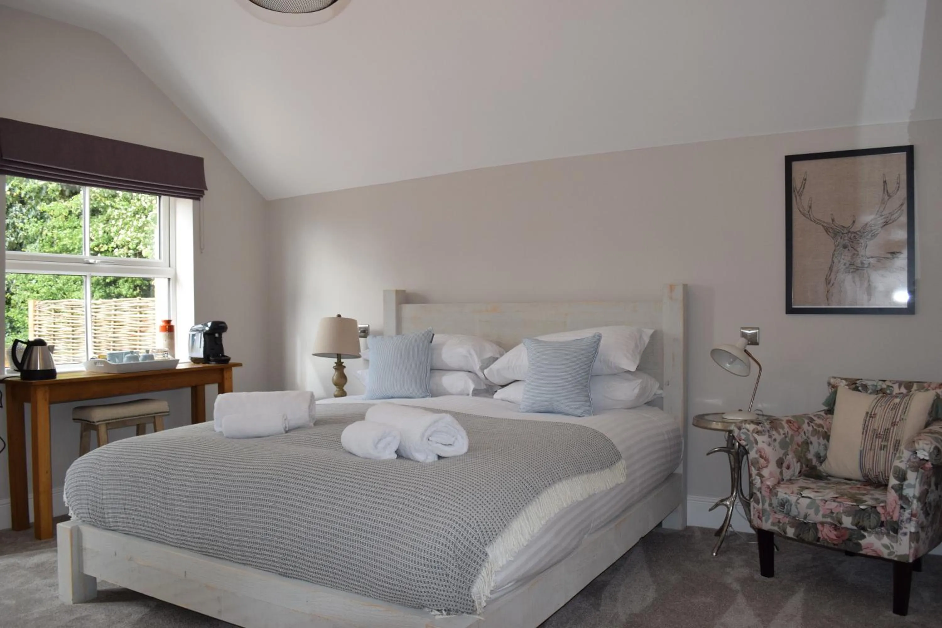 Bed in The Manor House at Quorn