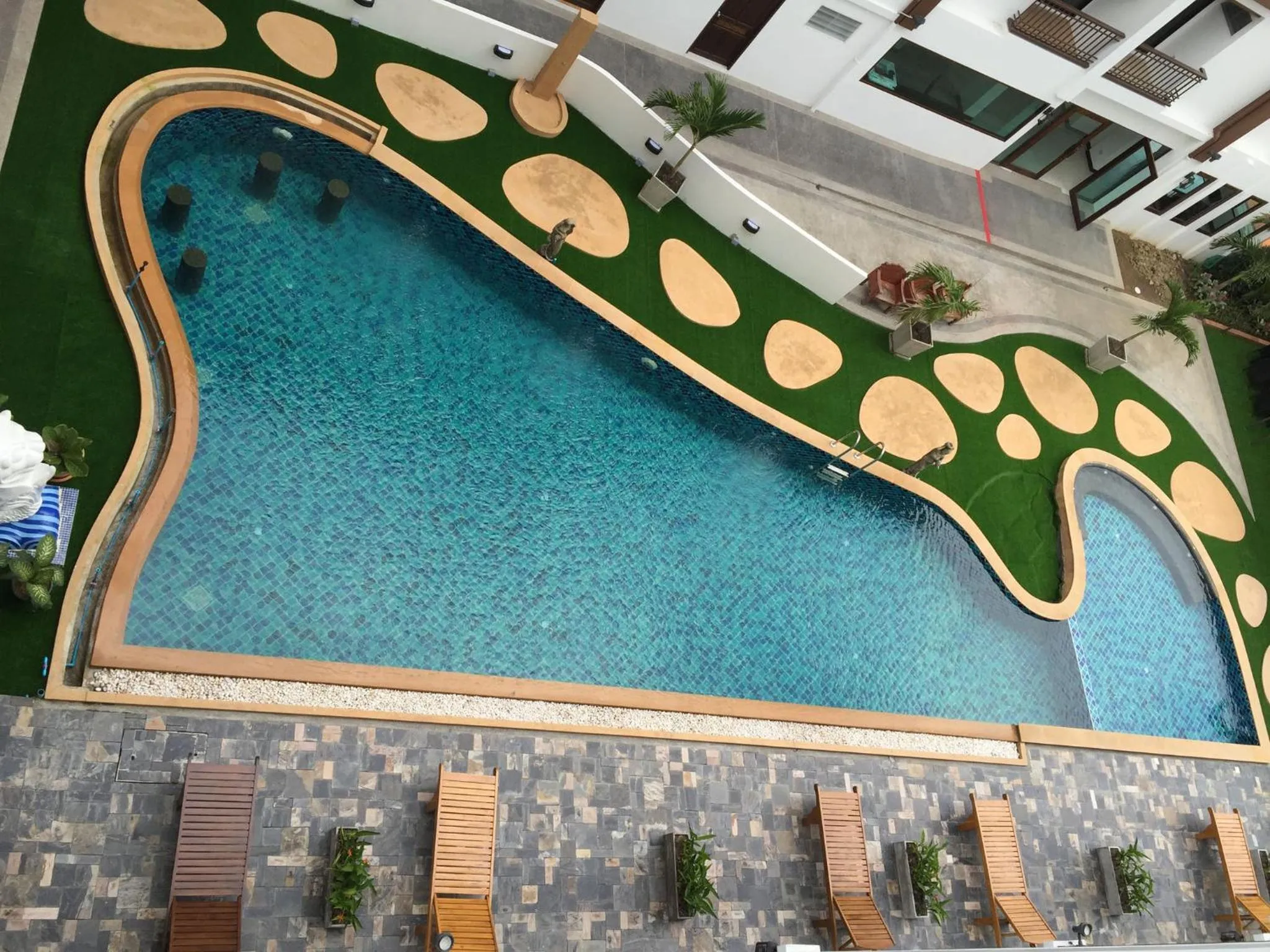 Bird's eye view in Baan Sang Singh