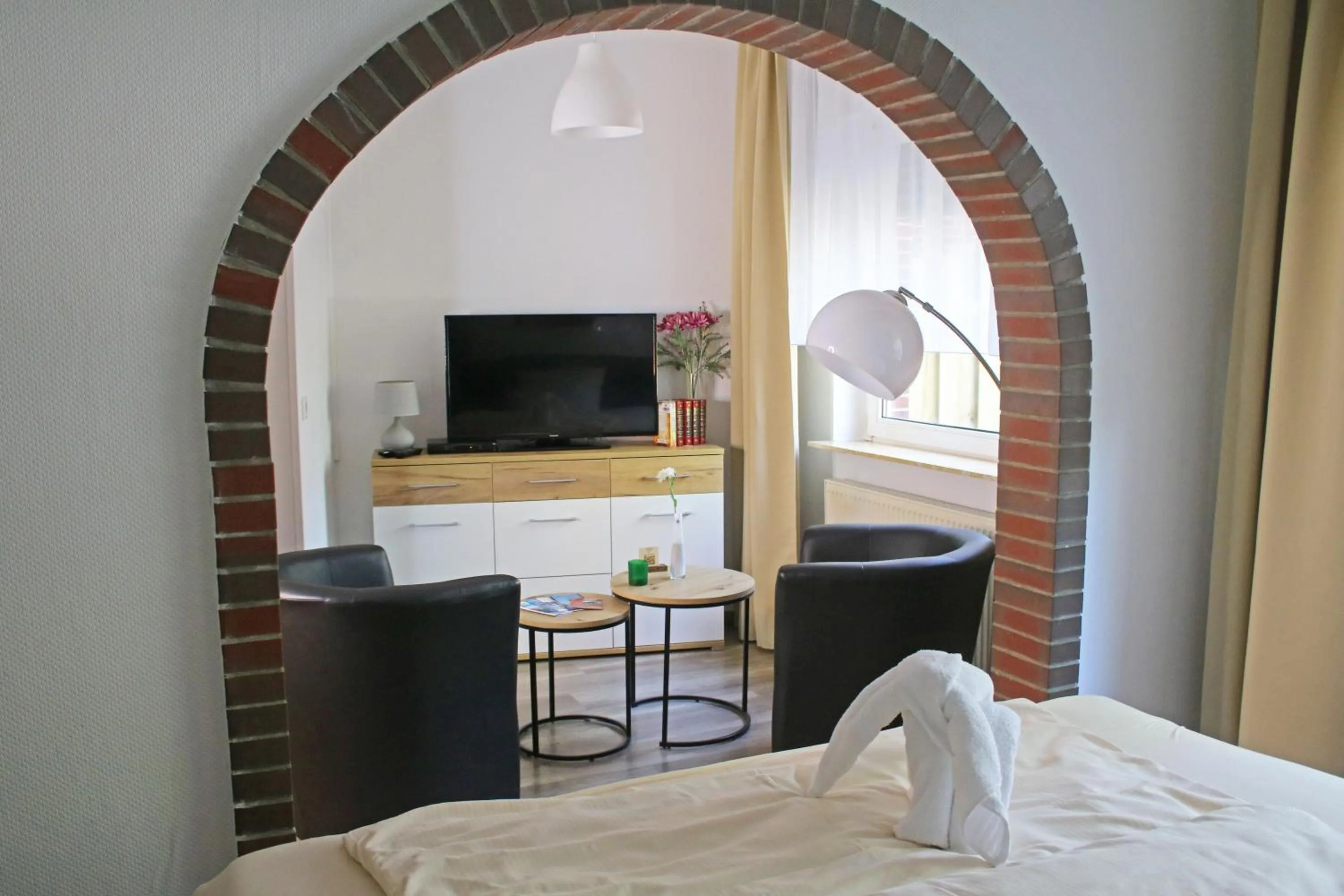 Bed in Hotel Garni Kröger