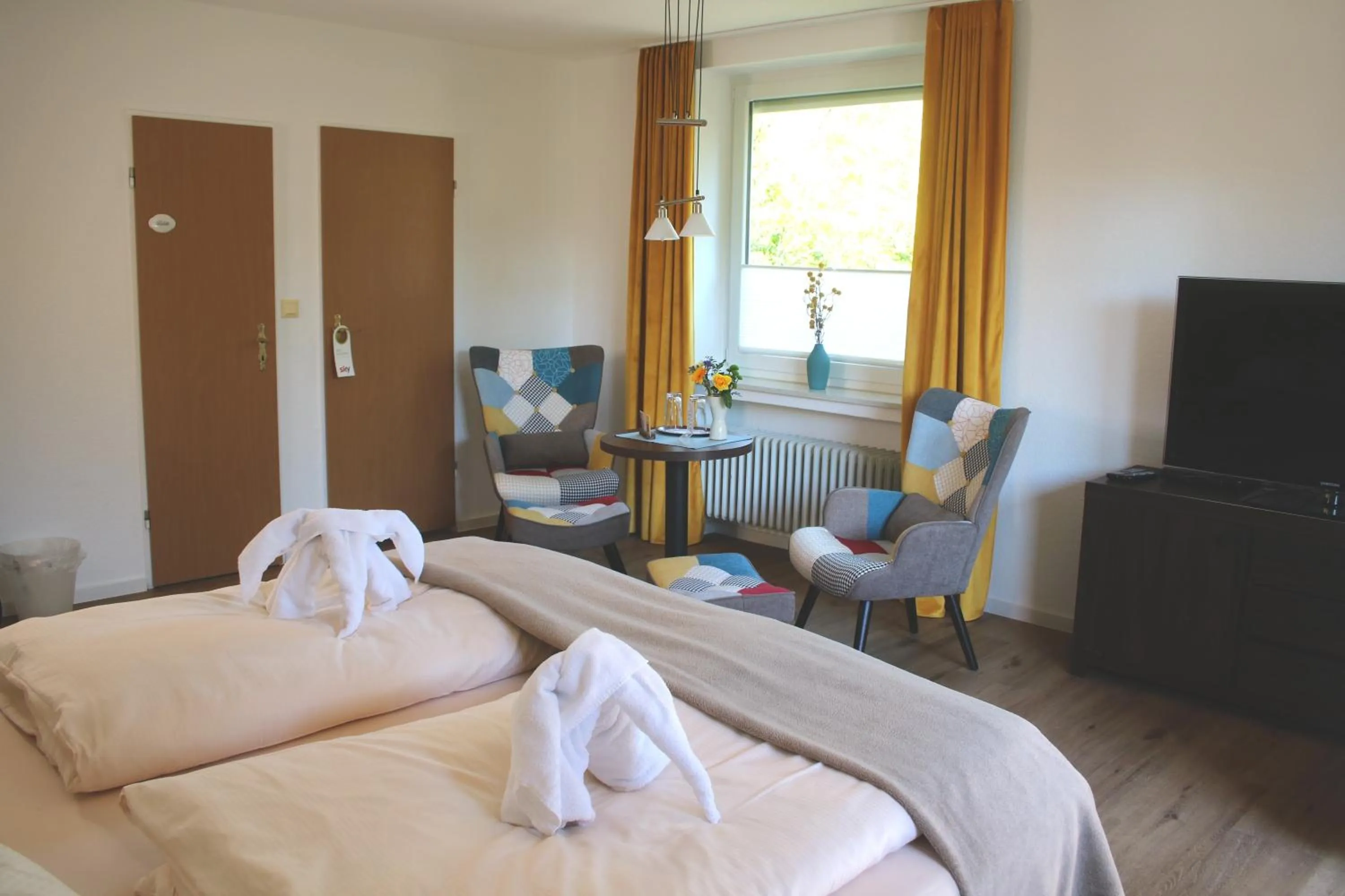 Bed in Hotel Garni Kröger