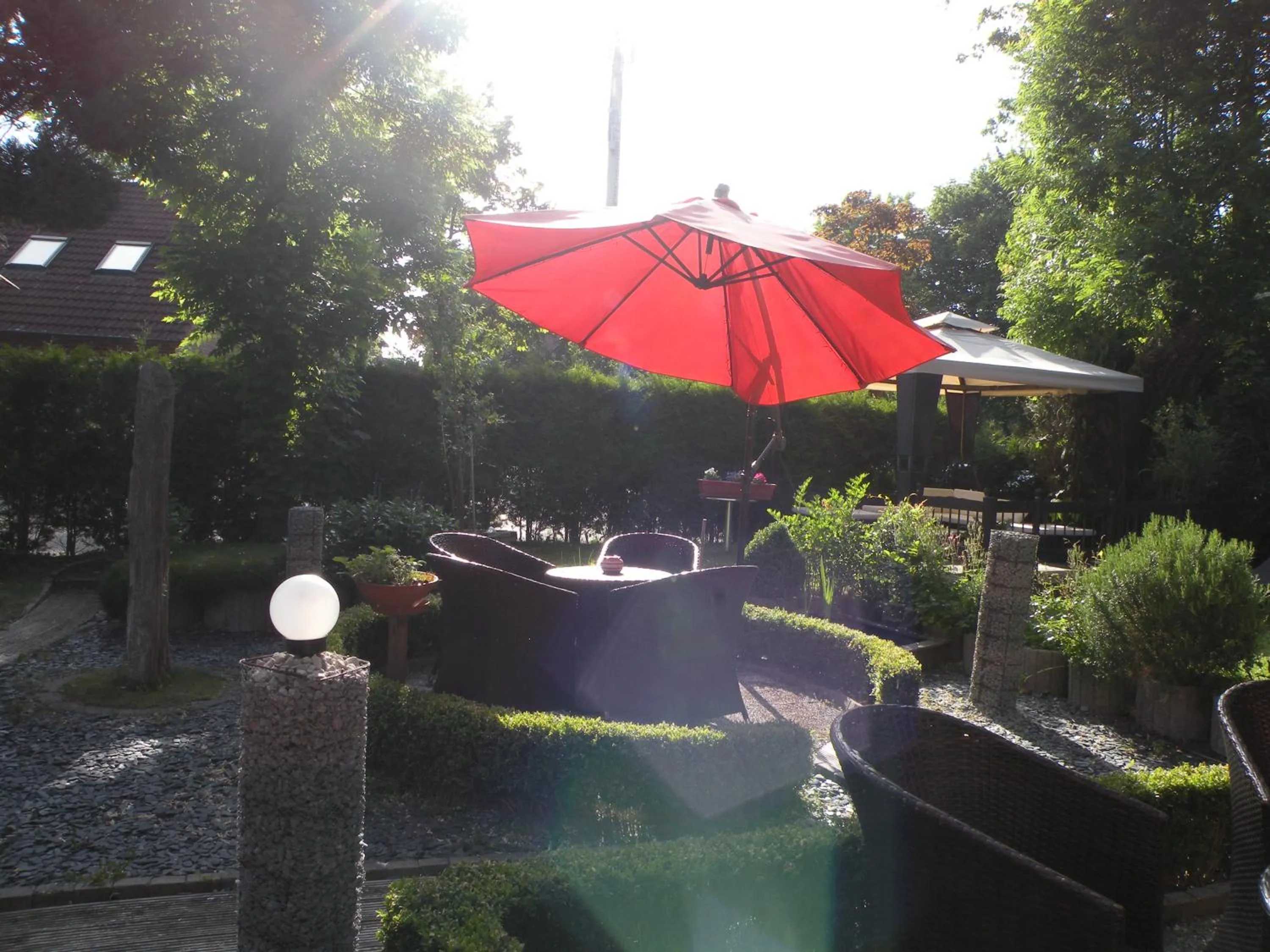 Patio in Hotel Garni Kröger