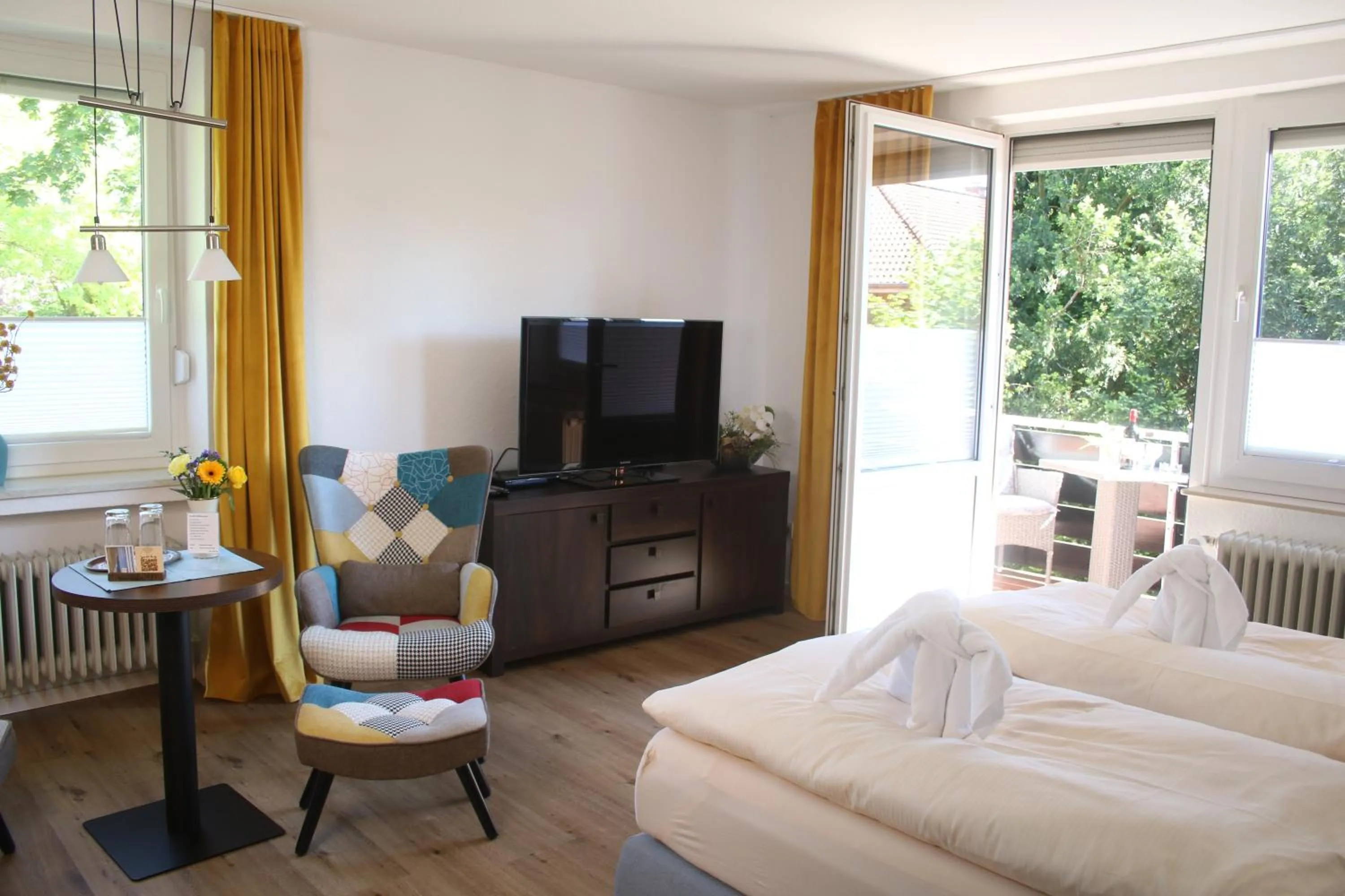 Bed in Hotel Garni Kröger