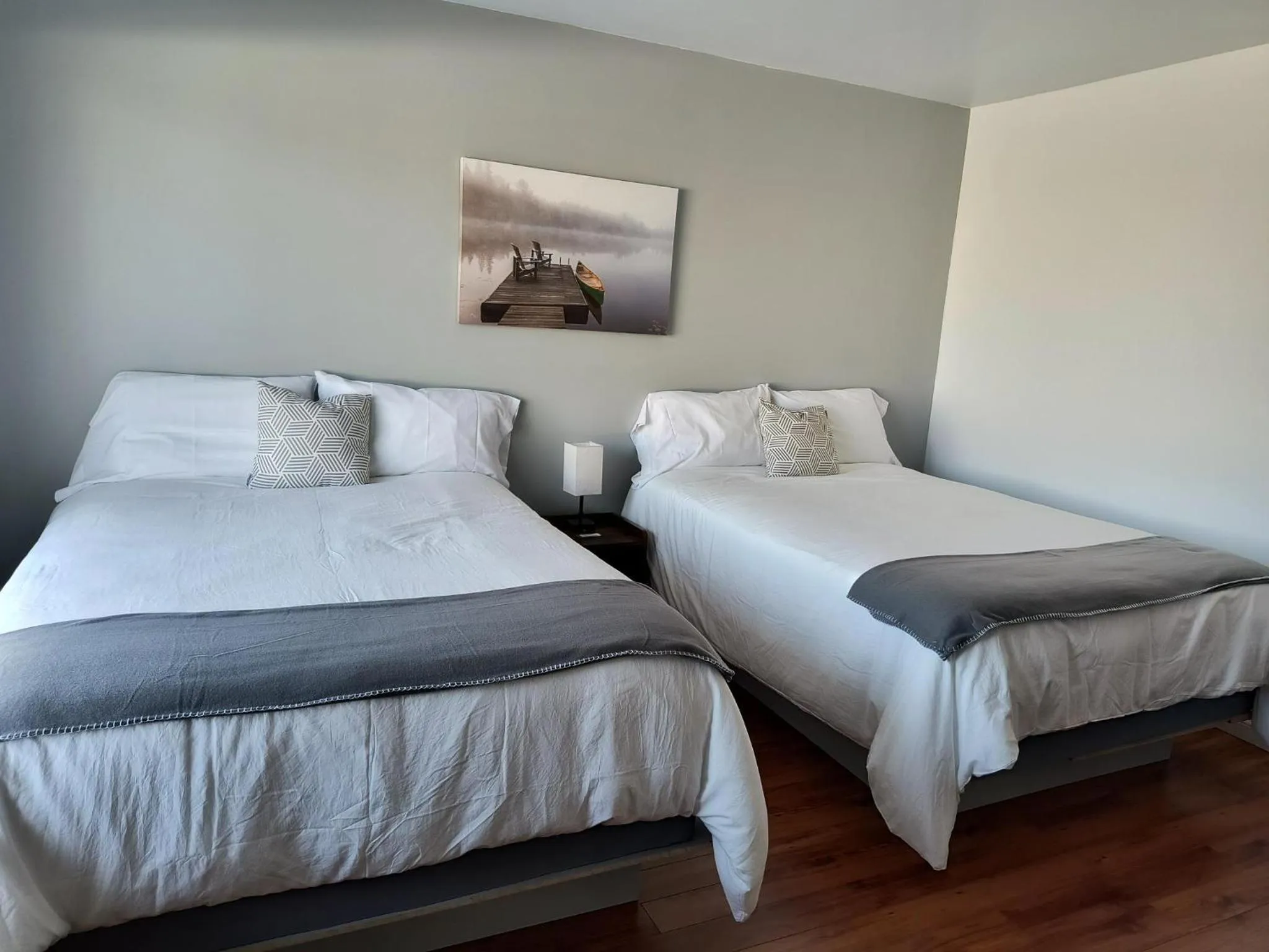 Bed in Motel Cabano-Relais