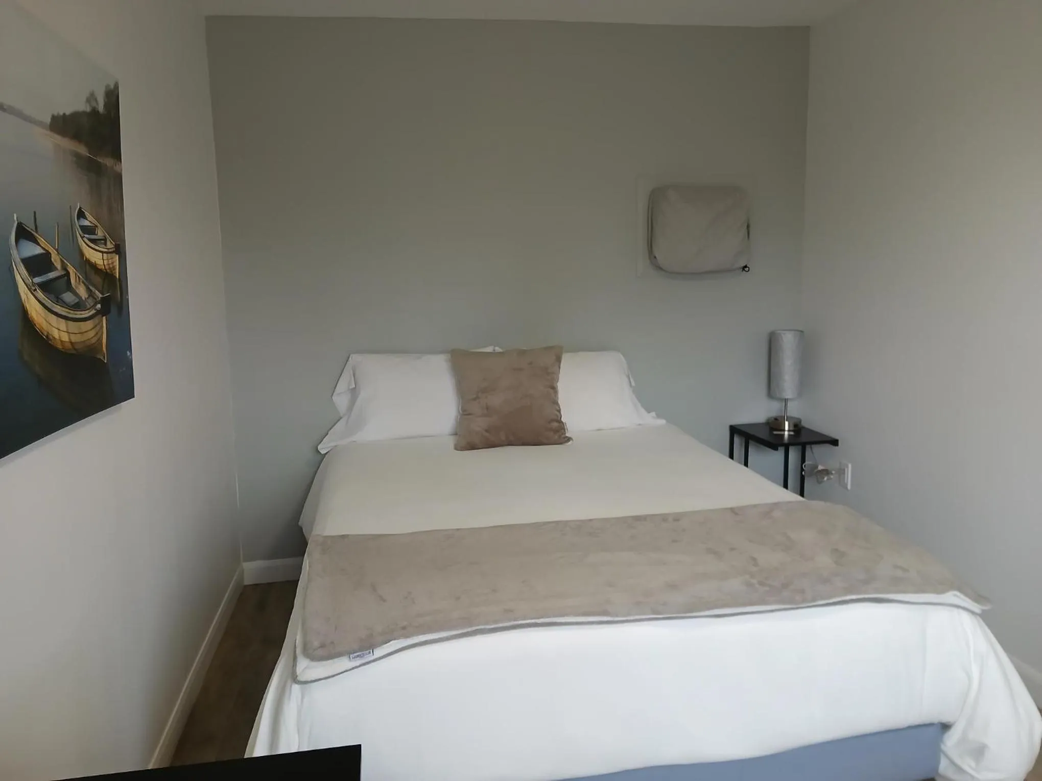 Bed in Motel Cabano-Relais