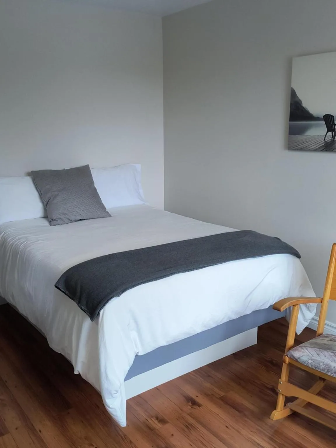 Bed in Motel Cabano-Relais