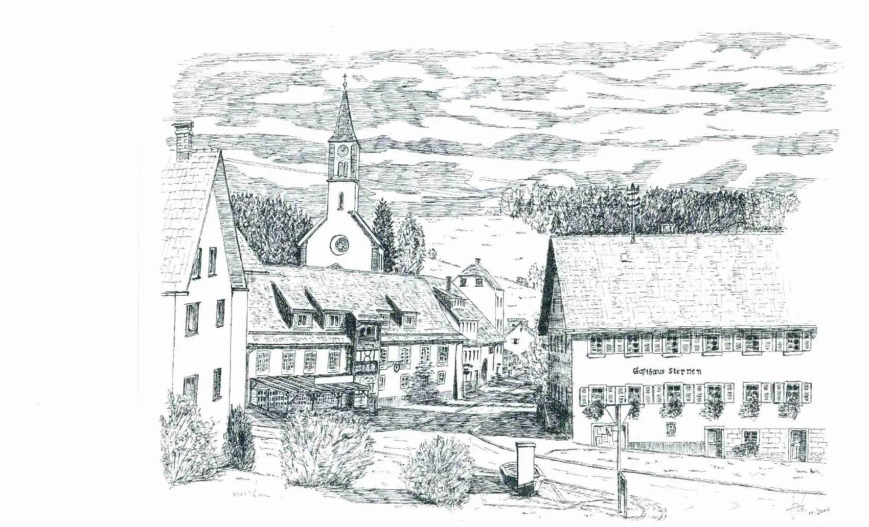 Property building in Gasthaus-Pension Zum Kreuz