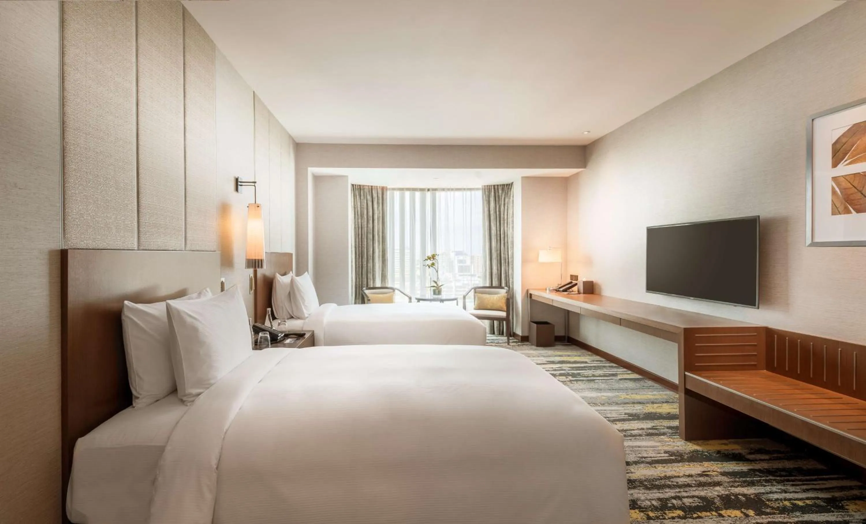 Bed in Hilton Kota Kinabalu