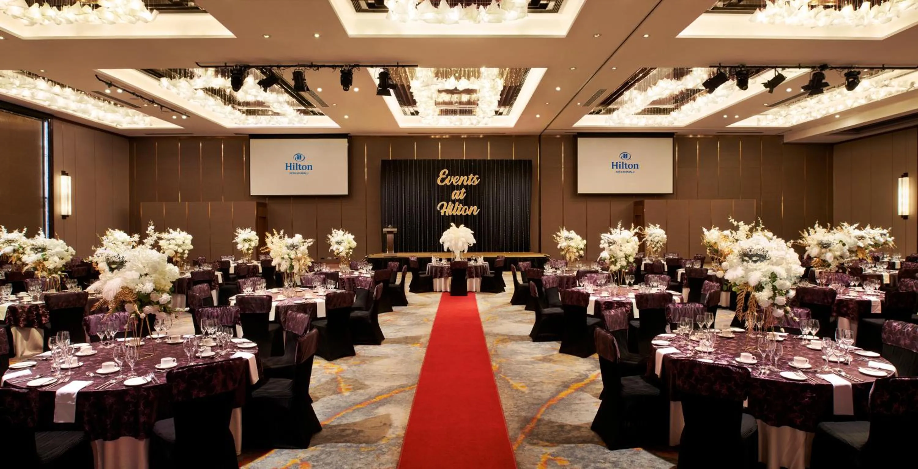 wedding in Hilton Kota Kinabalu