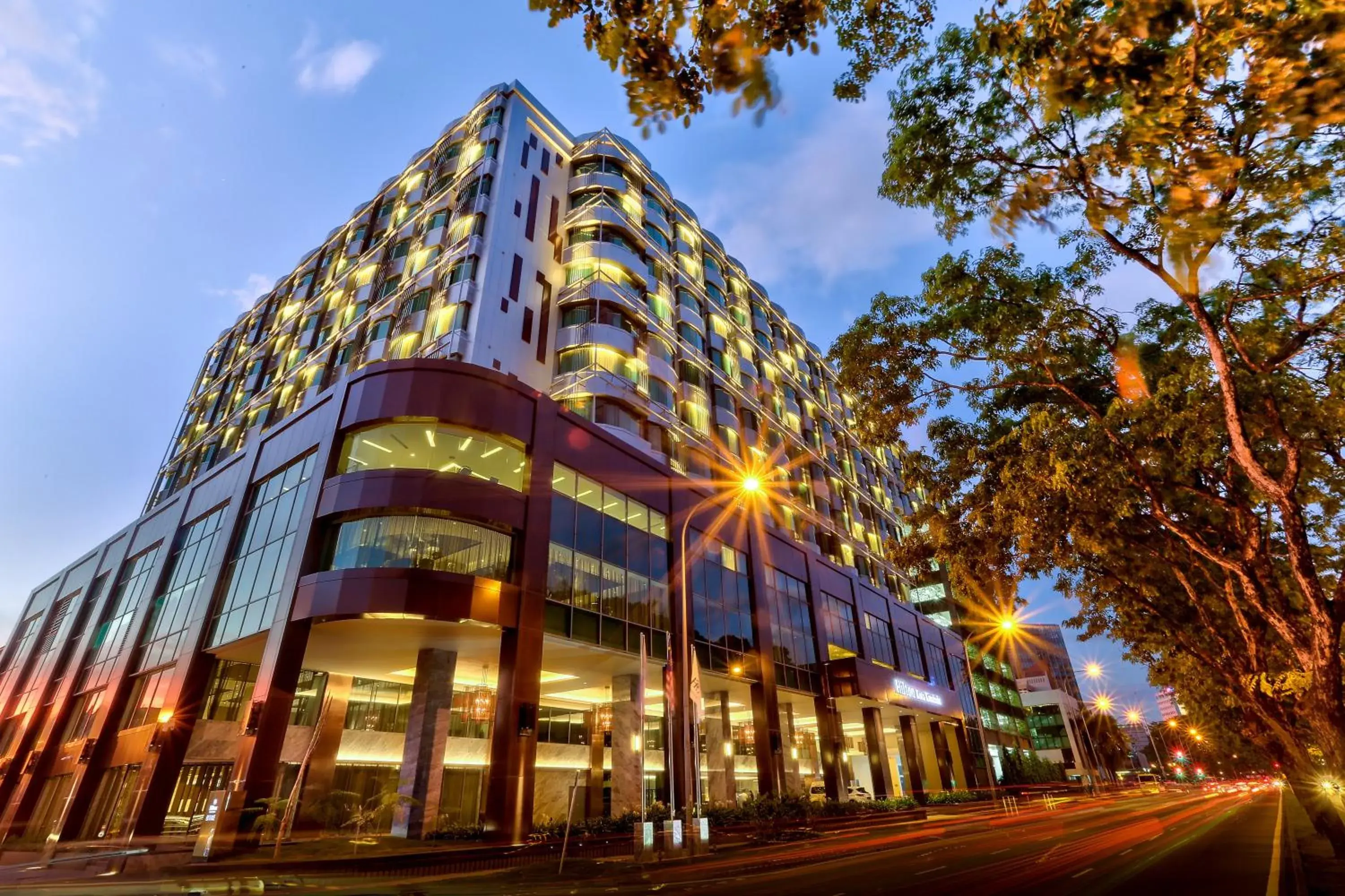 Property building in Hilton Kota Kinabalu Property building in Hilton Kota Kinabalu