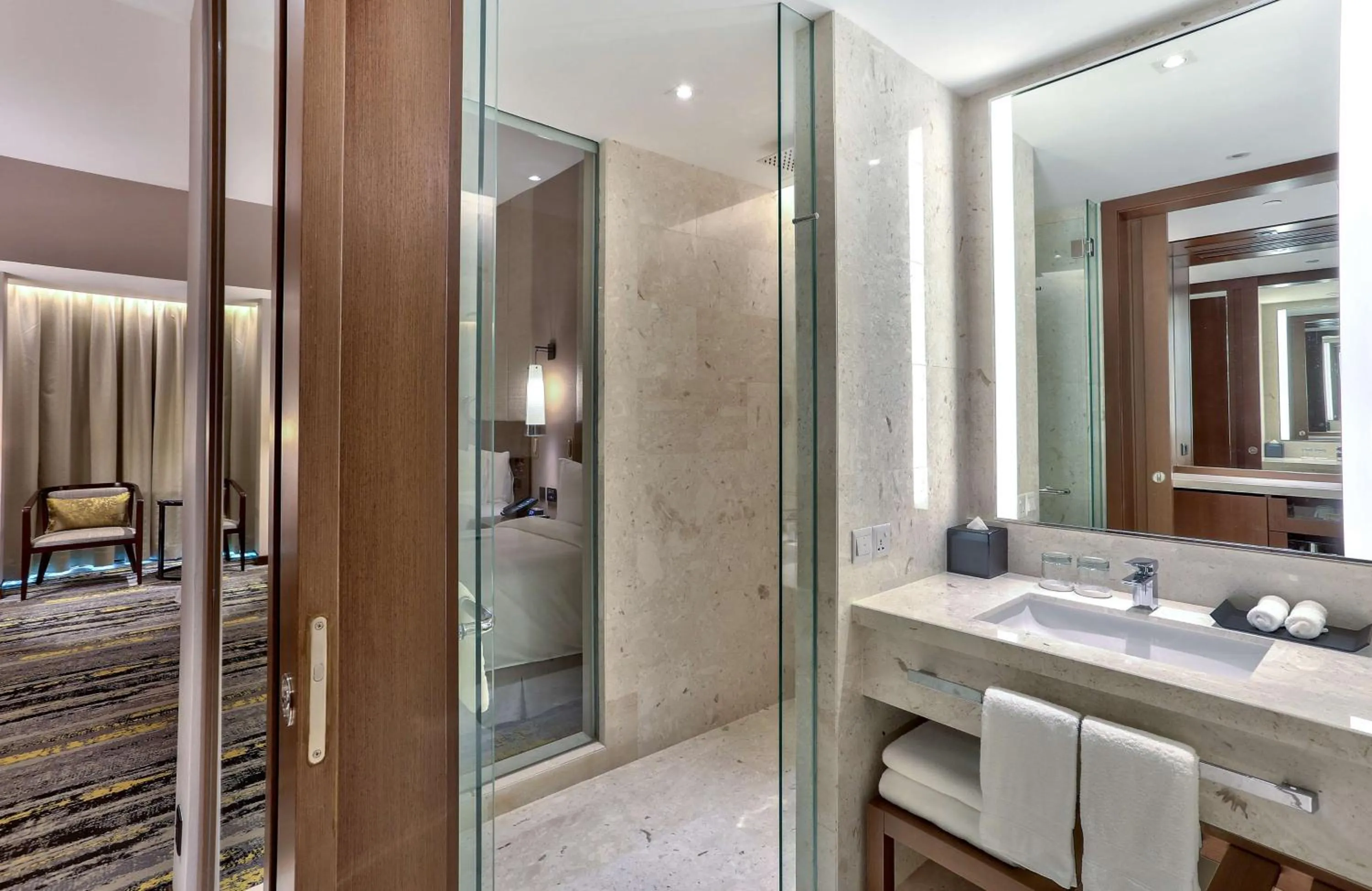 Bathroom in Hilton Kota Kinabalu