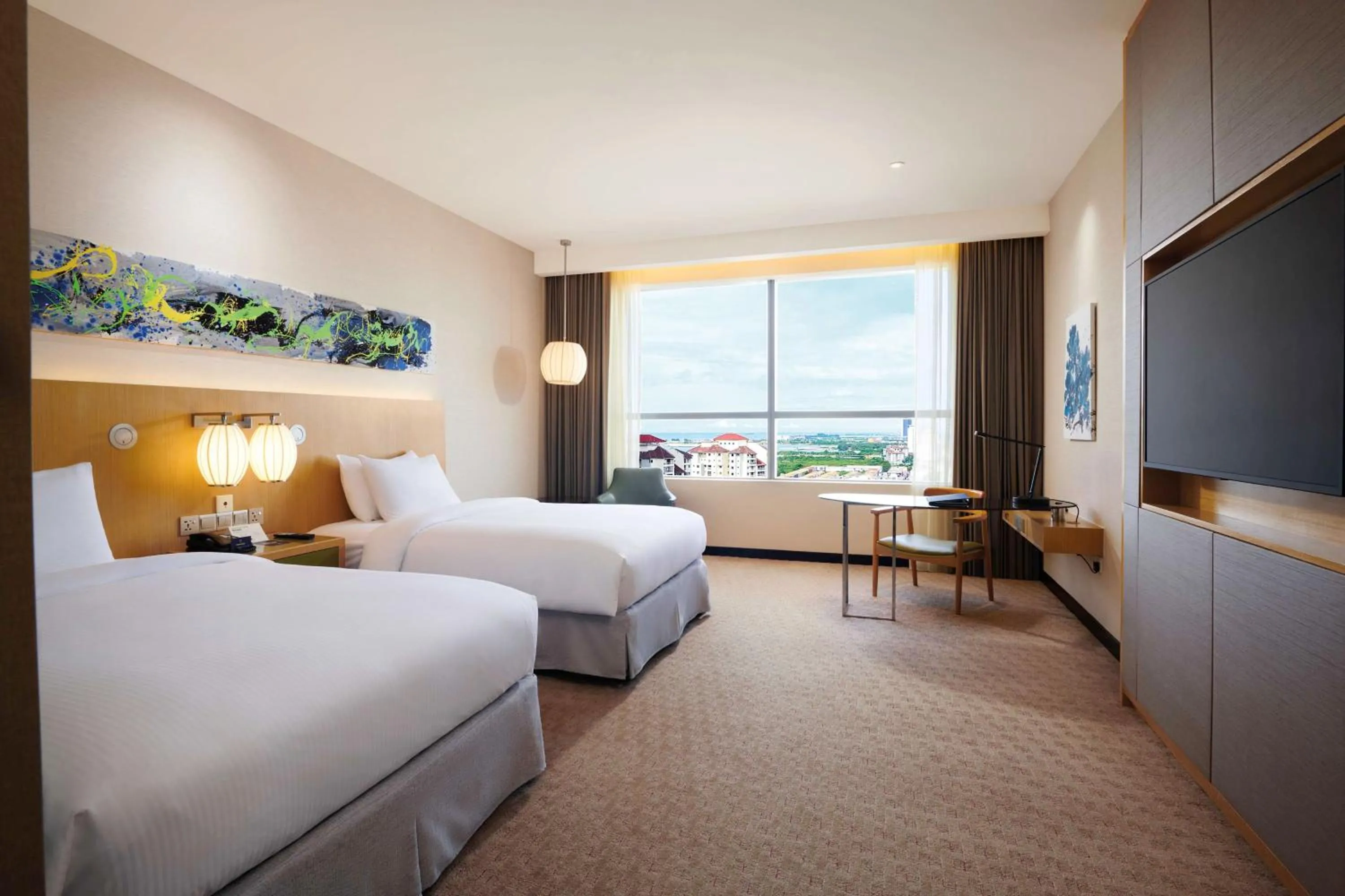 Bed in DoubleTree by Hilton Melaka