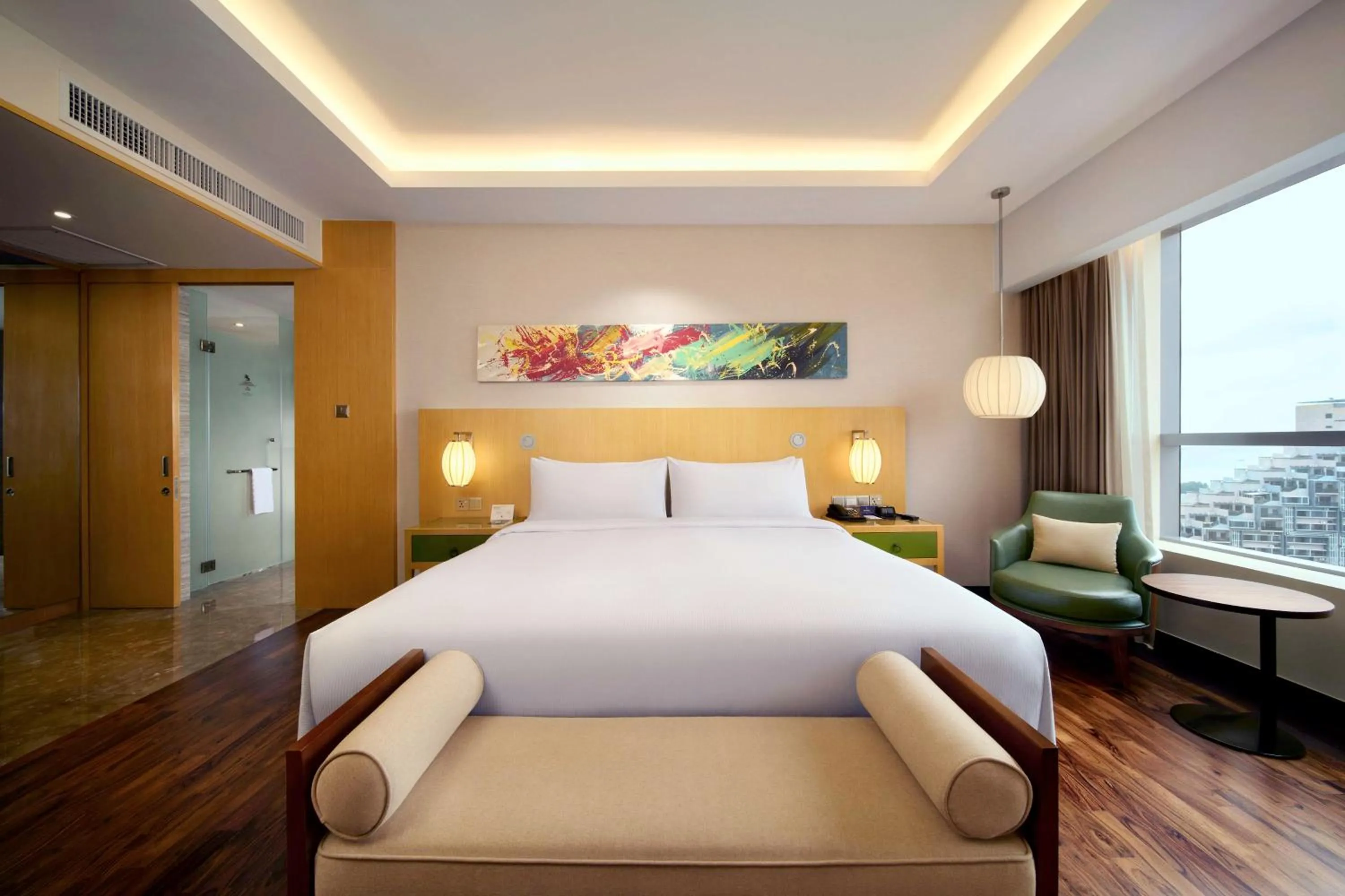 Bed in DoubleTree by Hilton Melaka