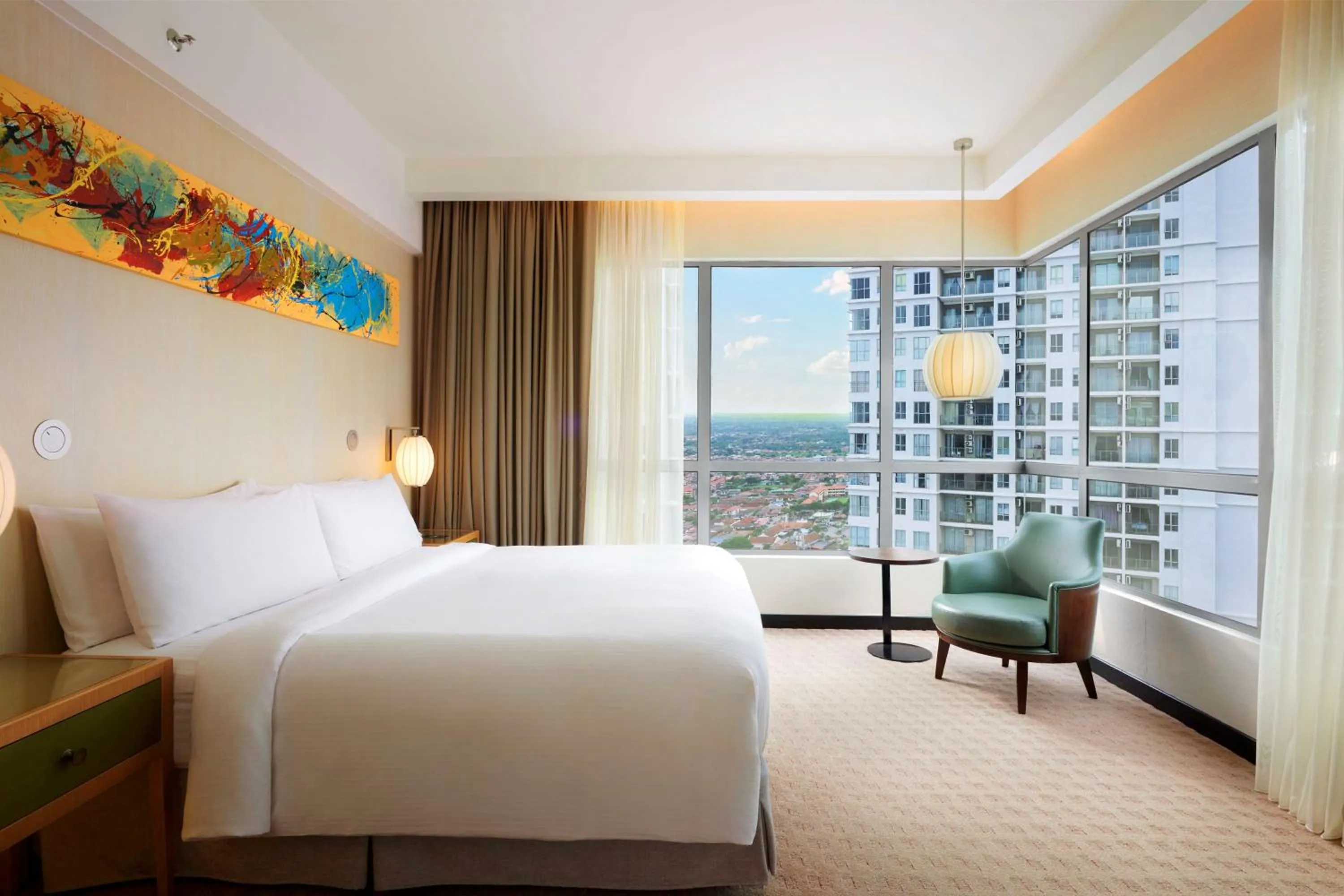 Bed in DoubleTree by Hilton Melaka