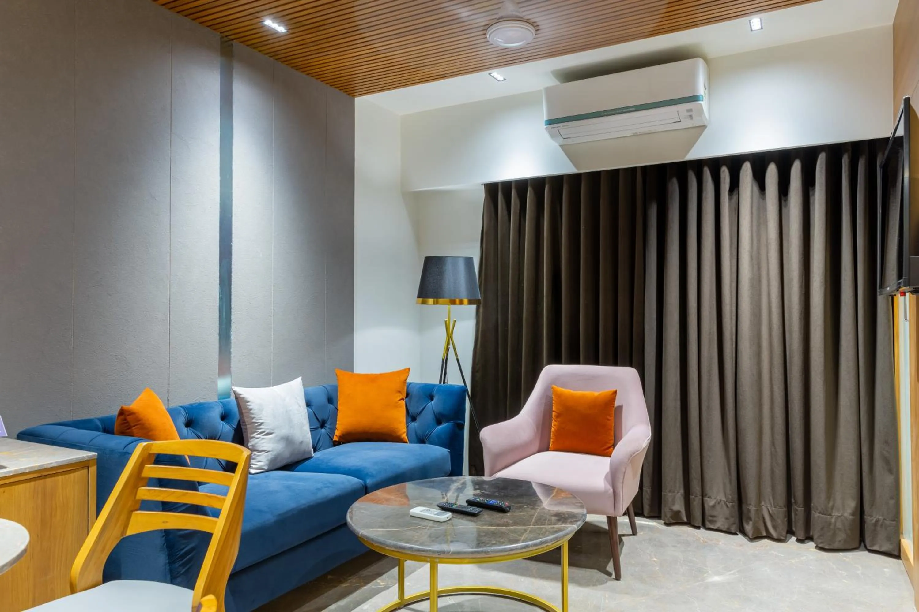 Seating area in Hotel Nalanda