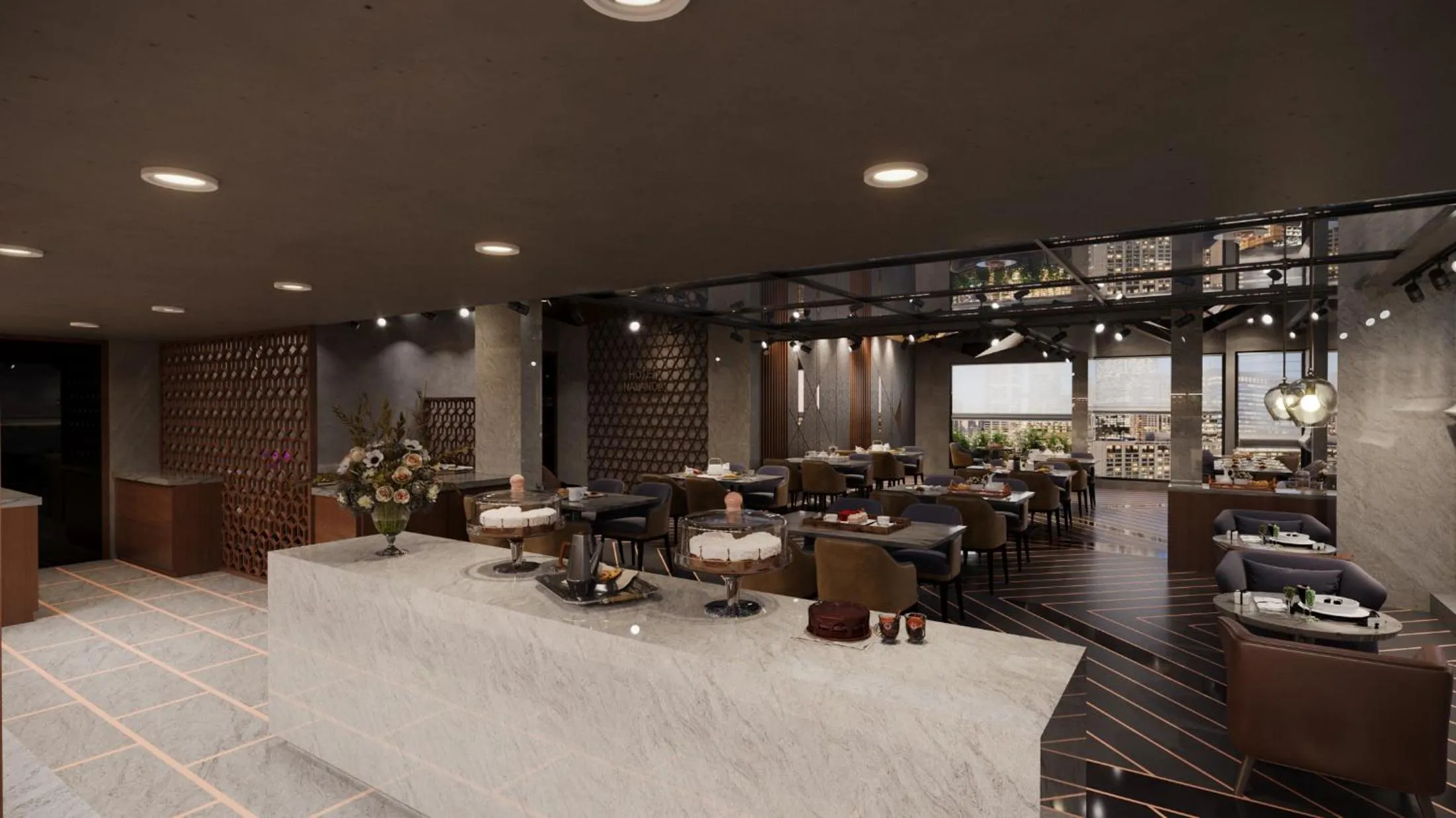 Restaurant/places to eat in Hotel Nalanda