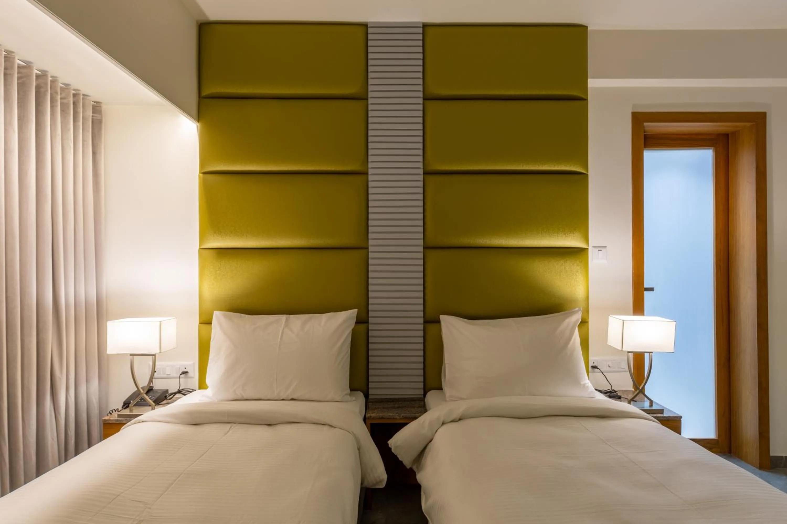 Bed in Hotel Nalanda