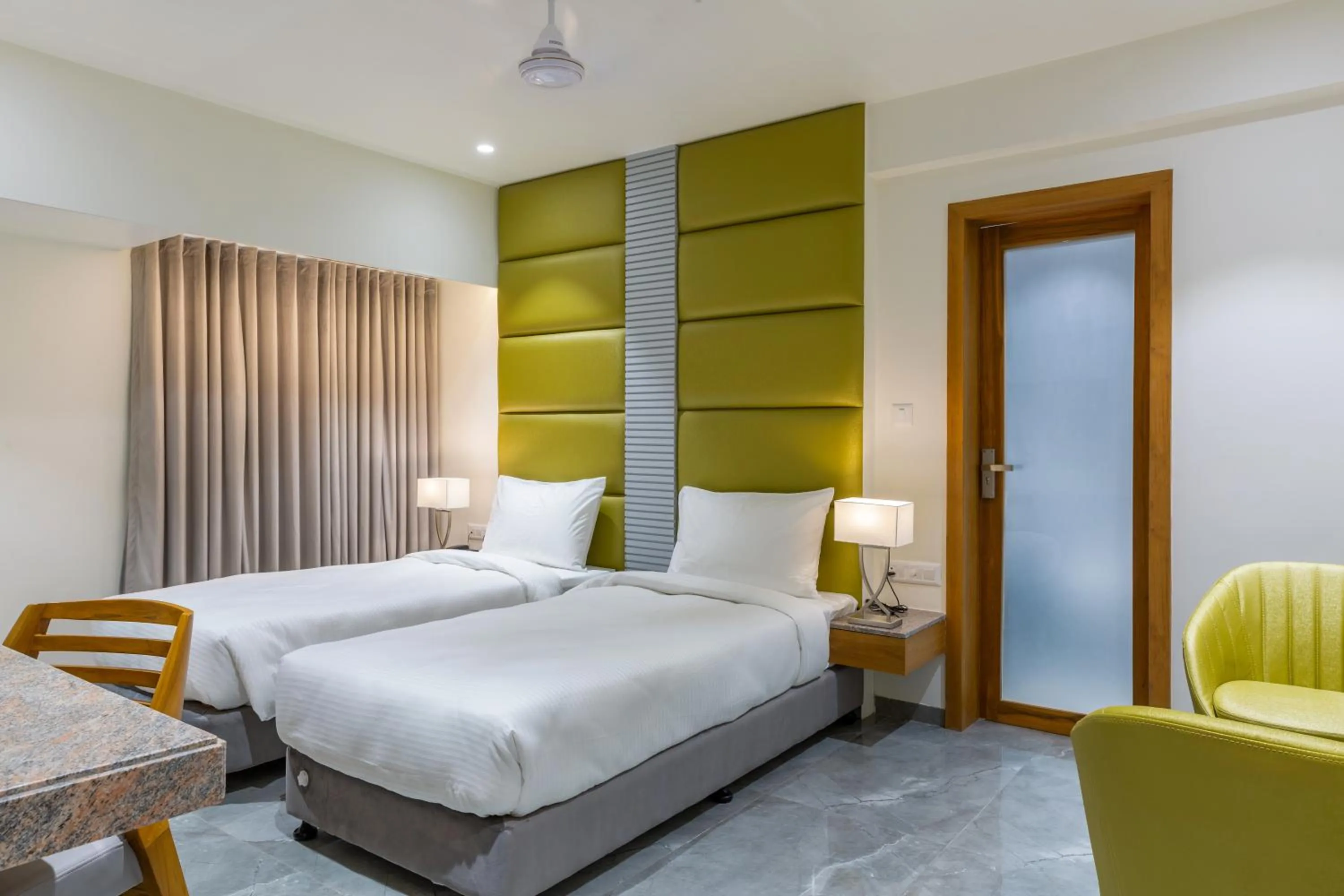 Bed in Hotel Nalanda