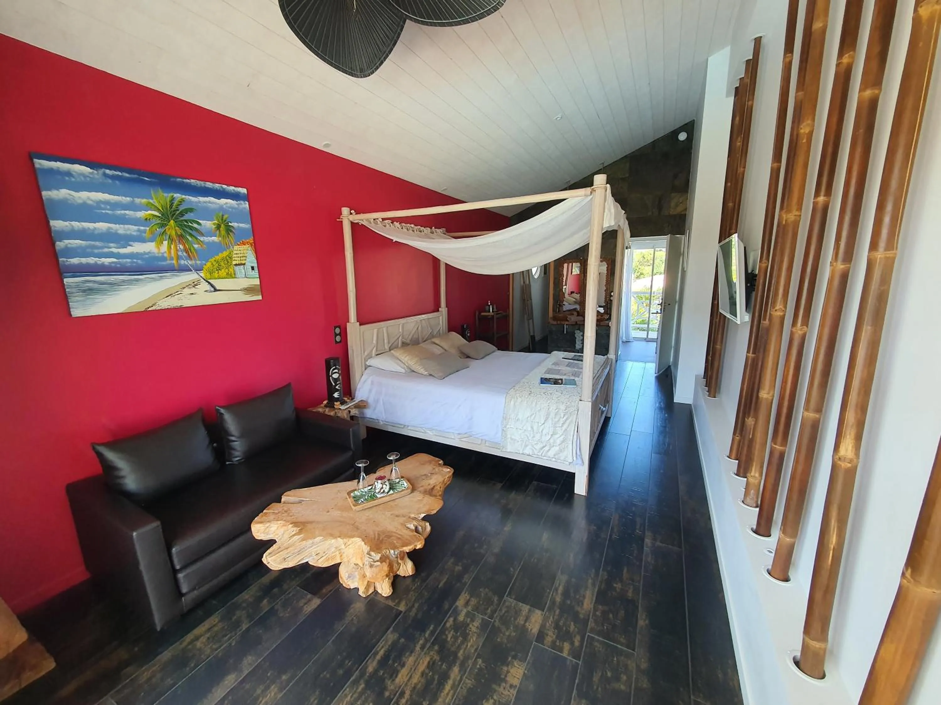 Bed in Villa BORA BORA