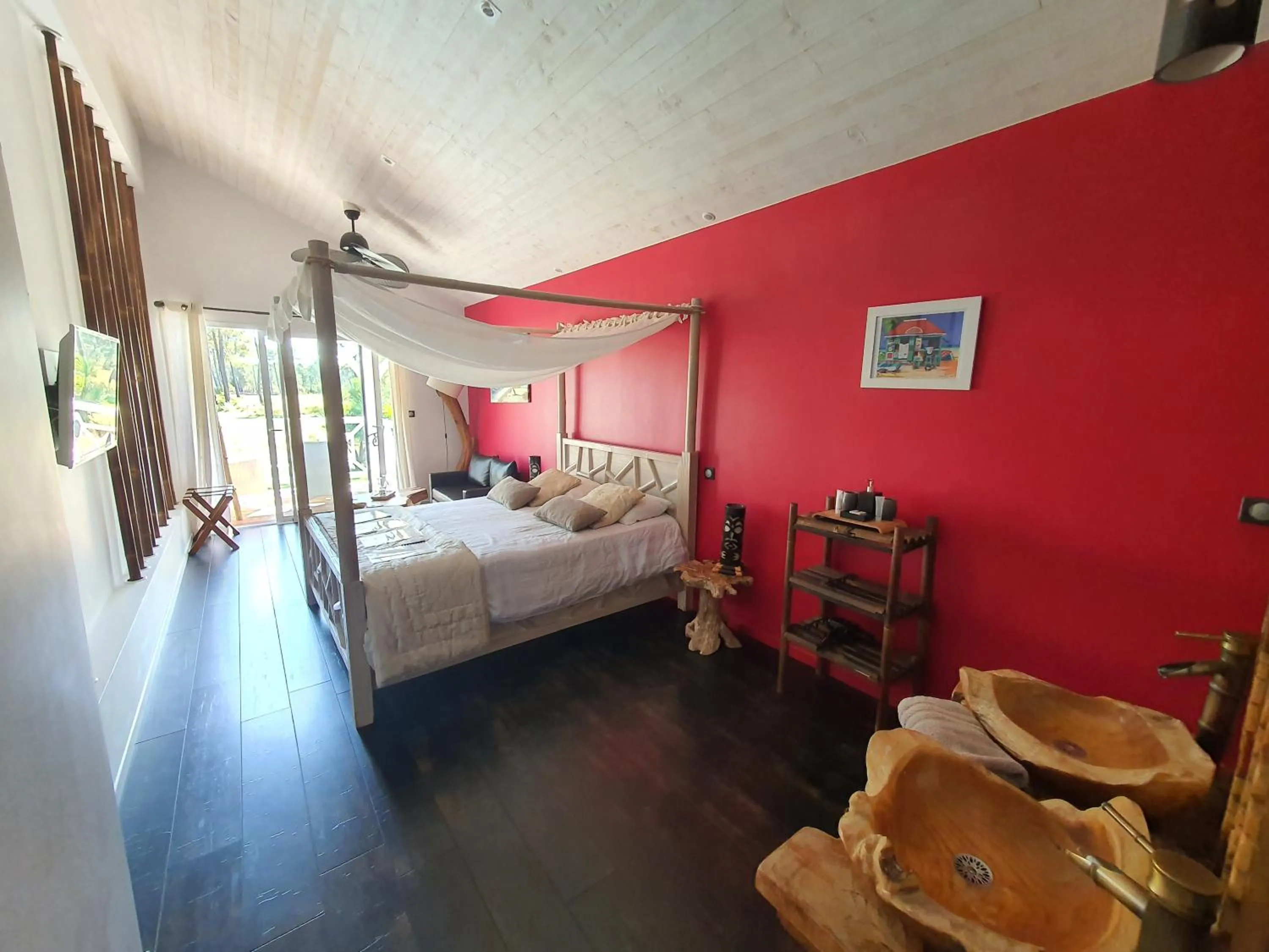 Bed in Villa BORA BORA