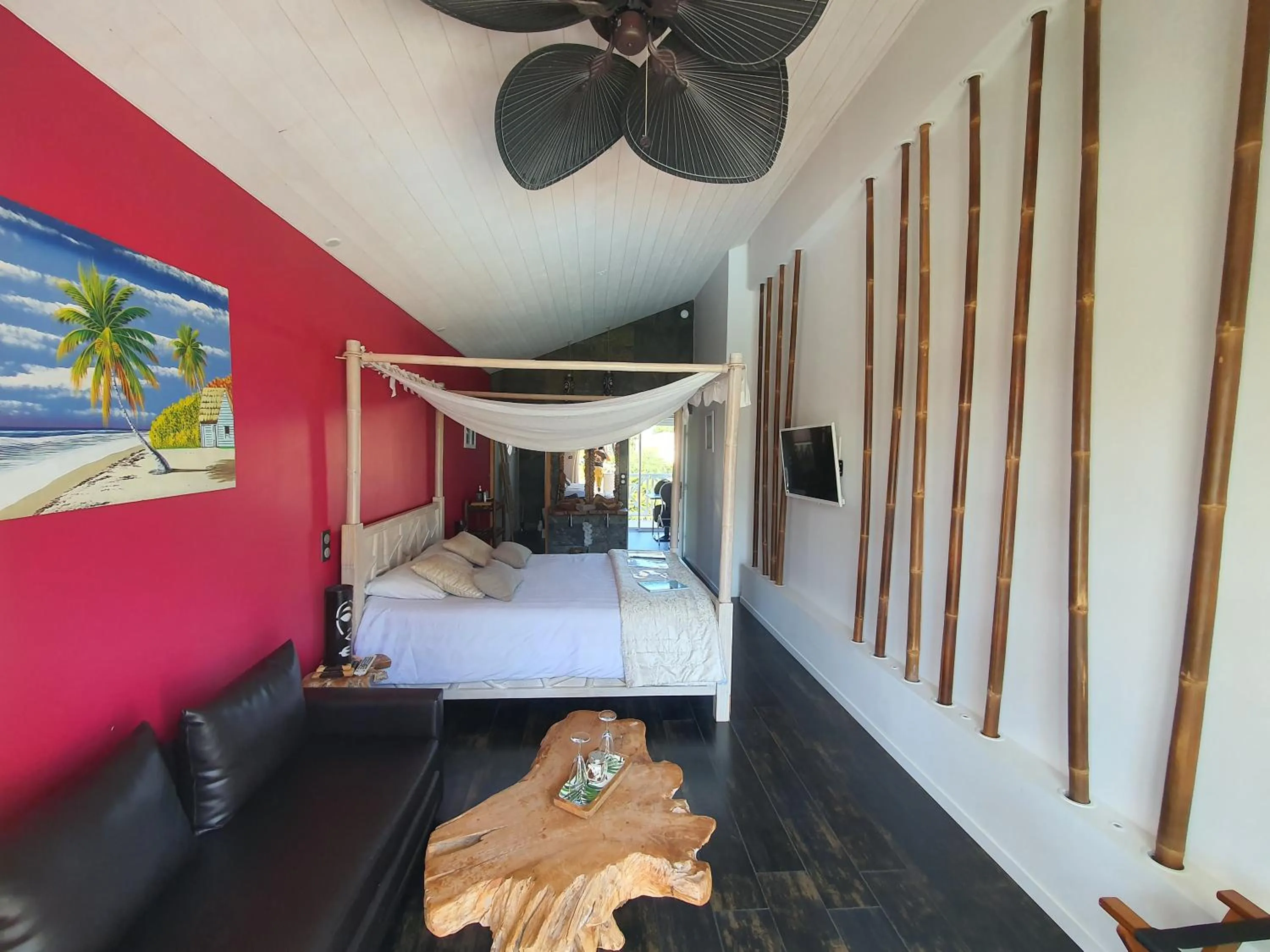 Bed in Villa BORA BORA