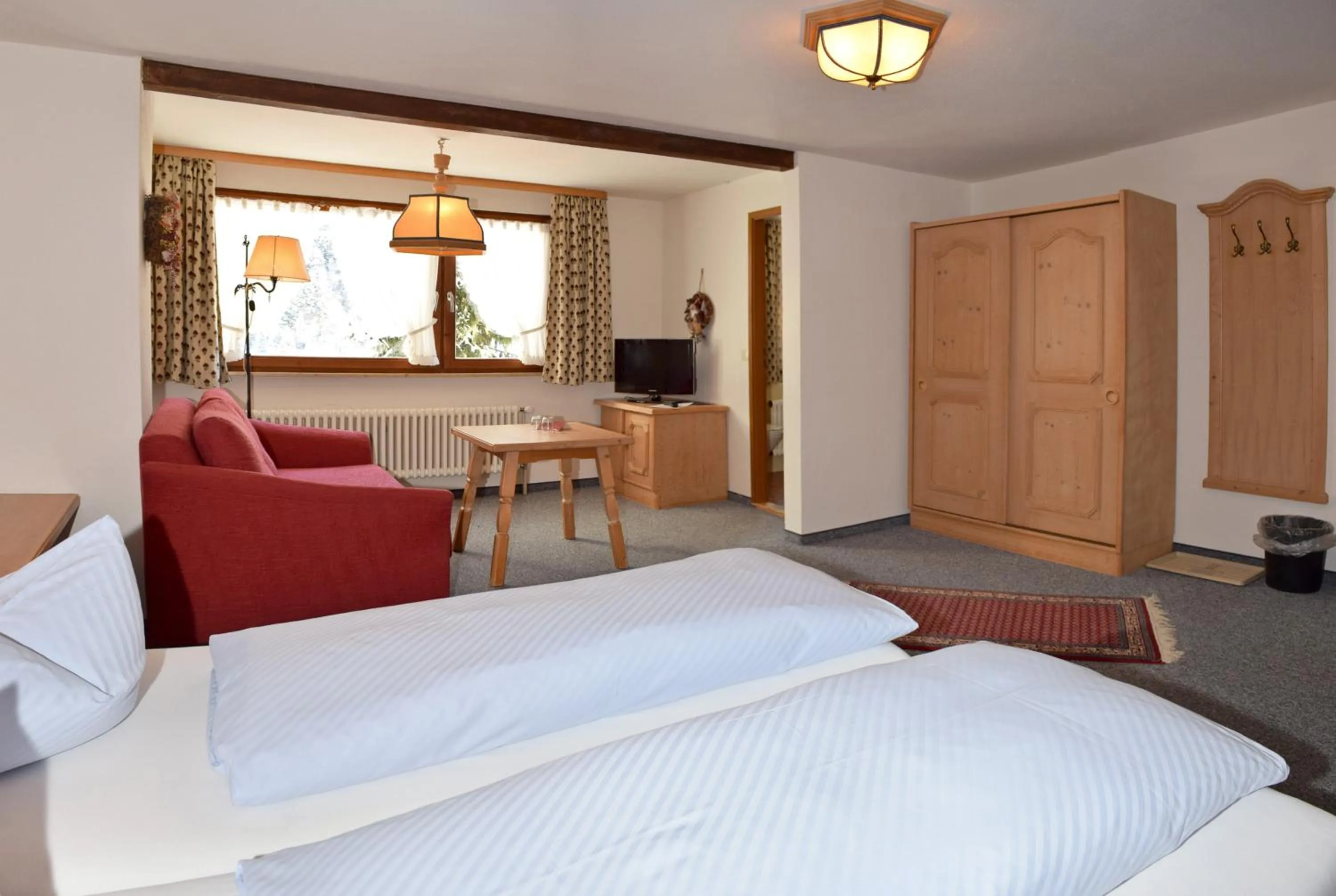Bedroom, Bed in Der Berghof