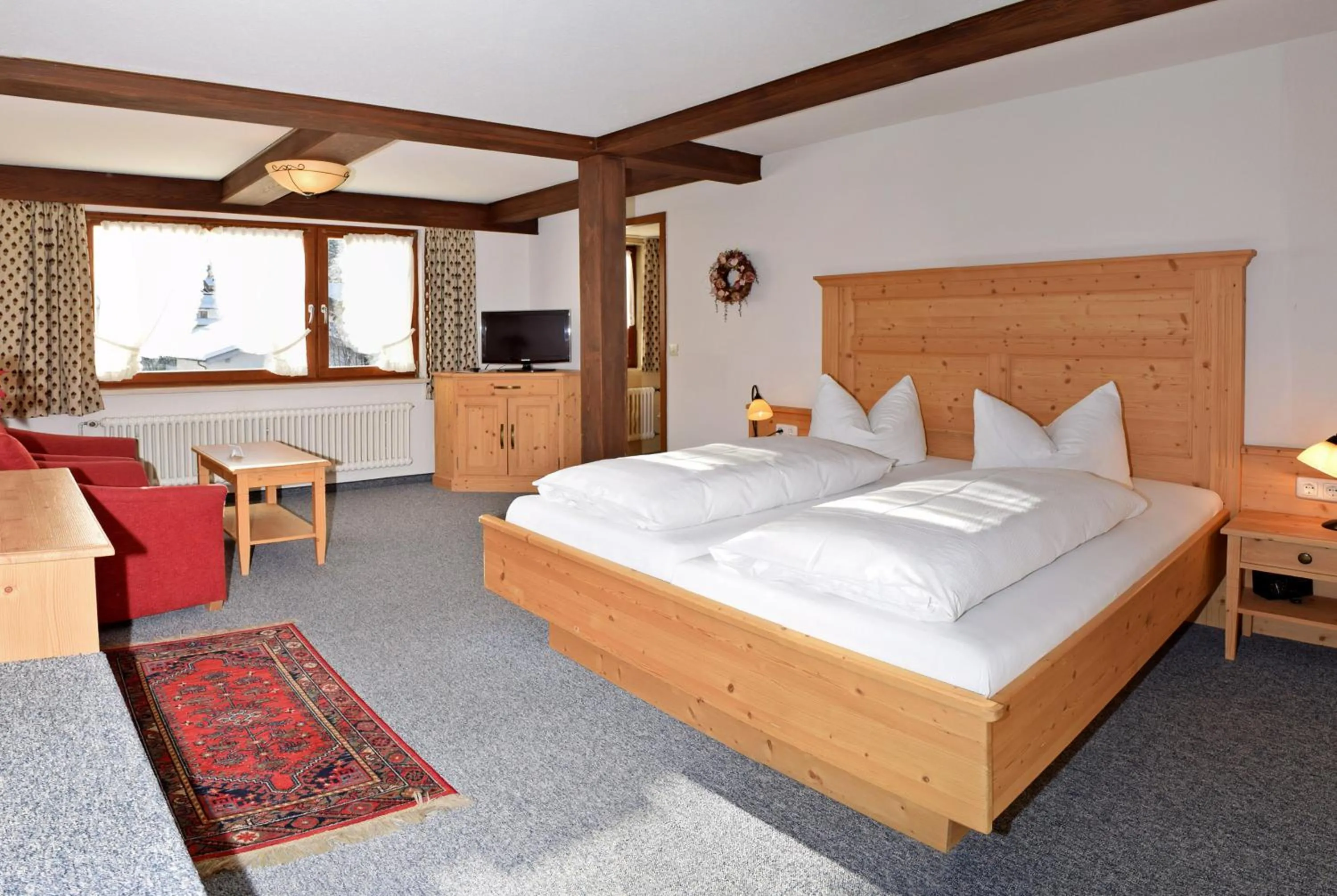 Bedroom, Bed in Der Berghof