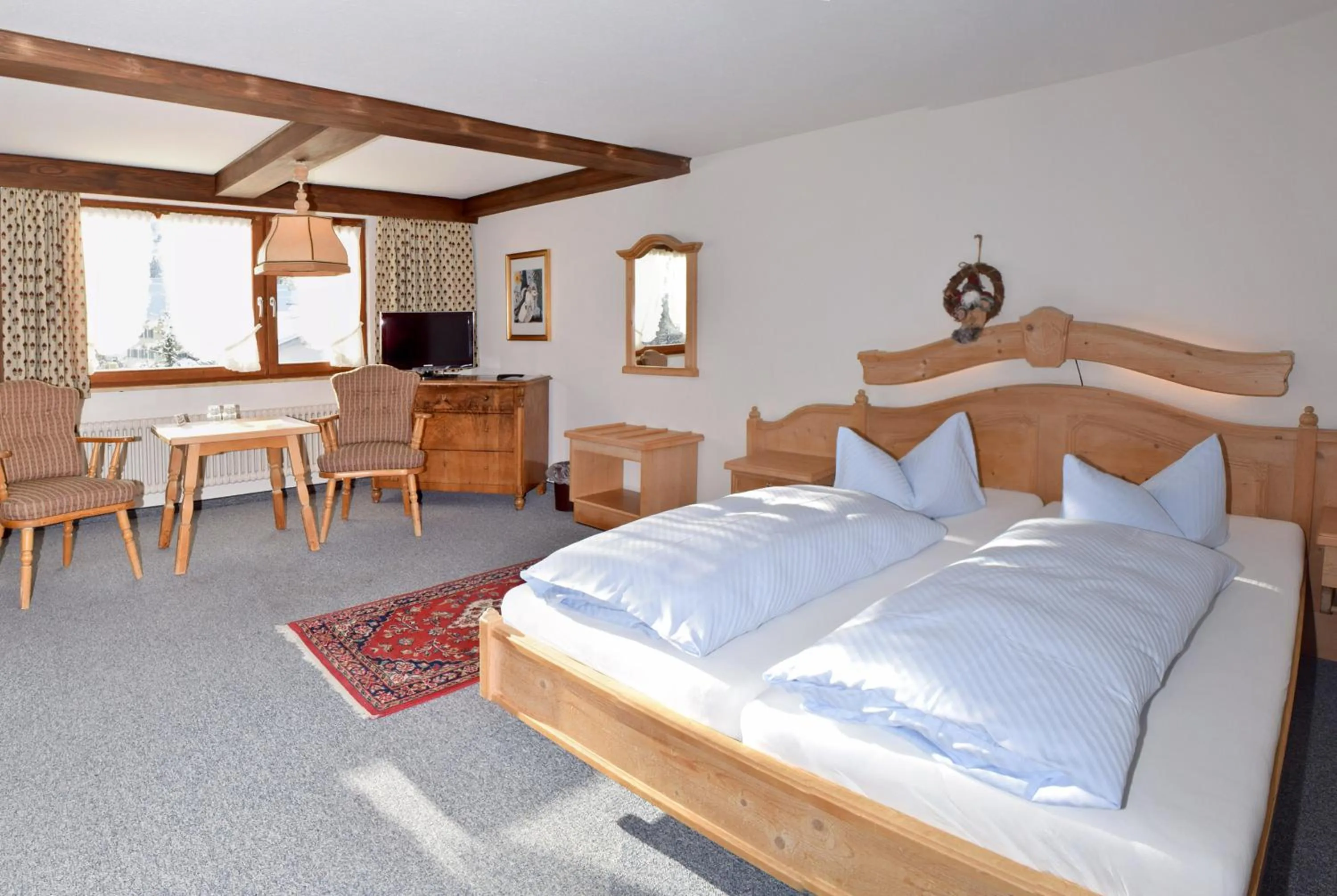 Bedroom, Bed in Der Berghof