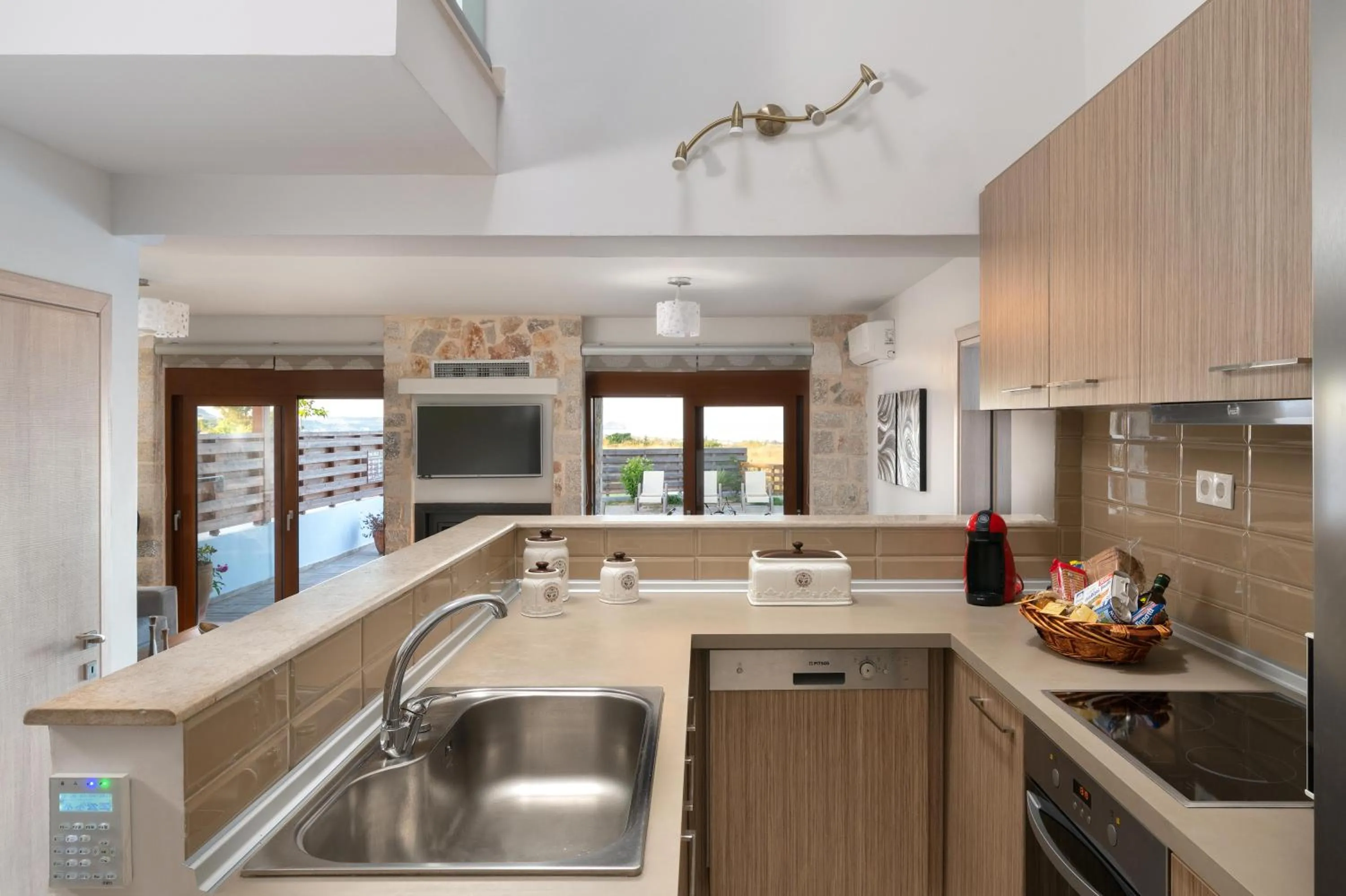 kitchen in Sperveri Enalio Villas