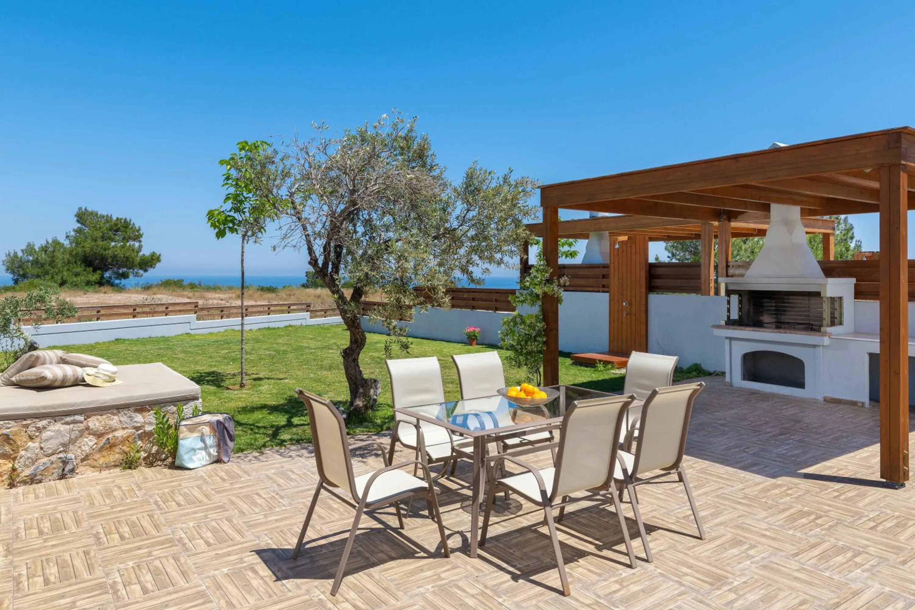 BBQ facilities in Sperveri Enalio Villas