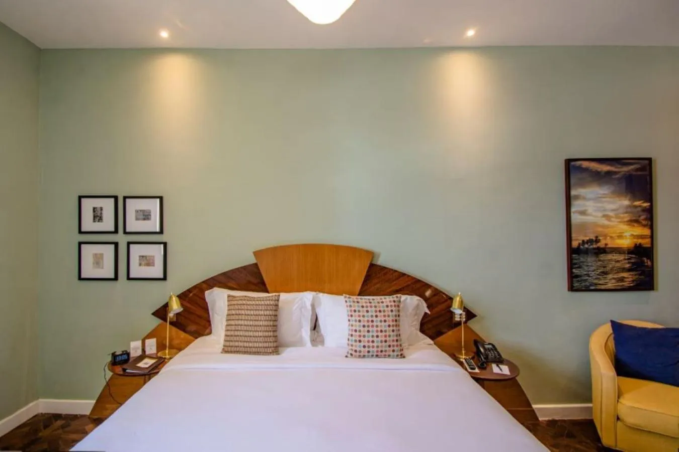 Living room, Bed in Fera Palace Hotel