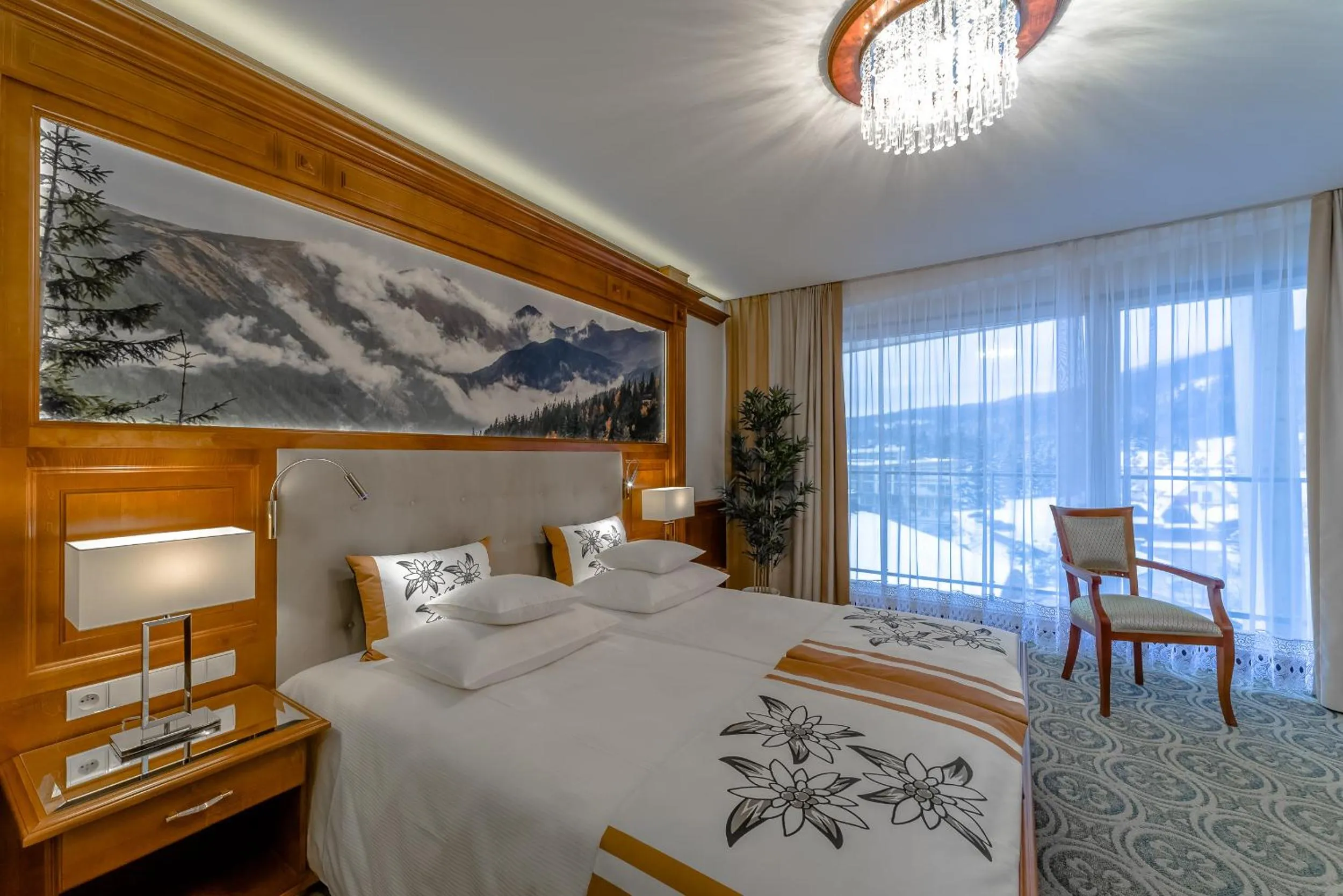 View (from property/room), Bed in Rezydencja II Nosalowy Dwór