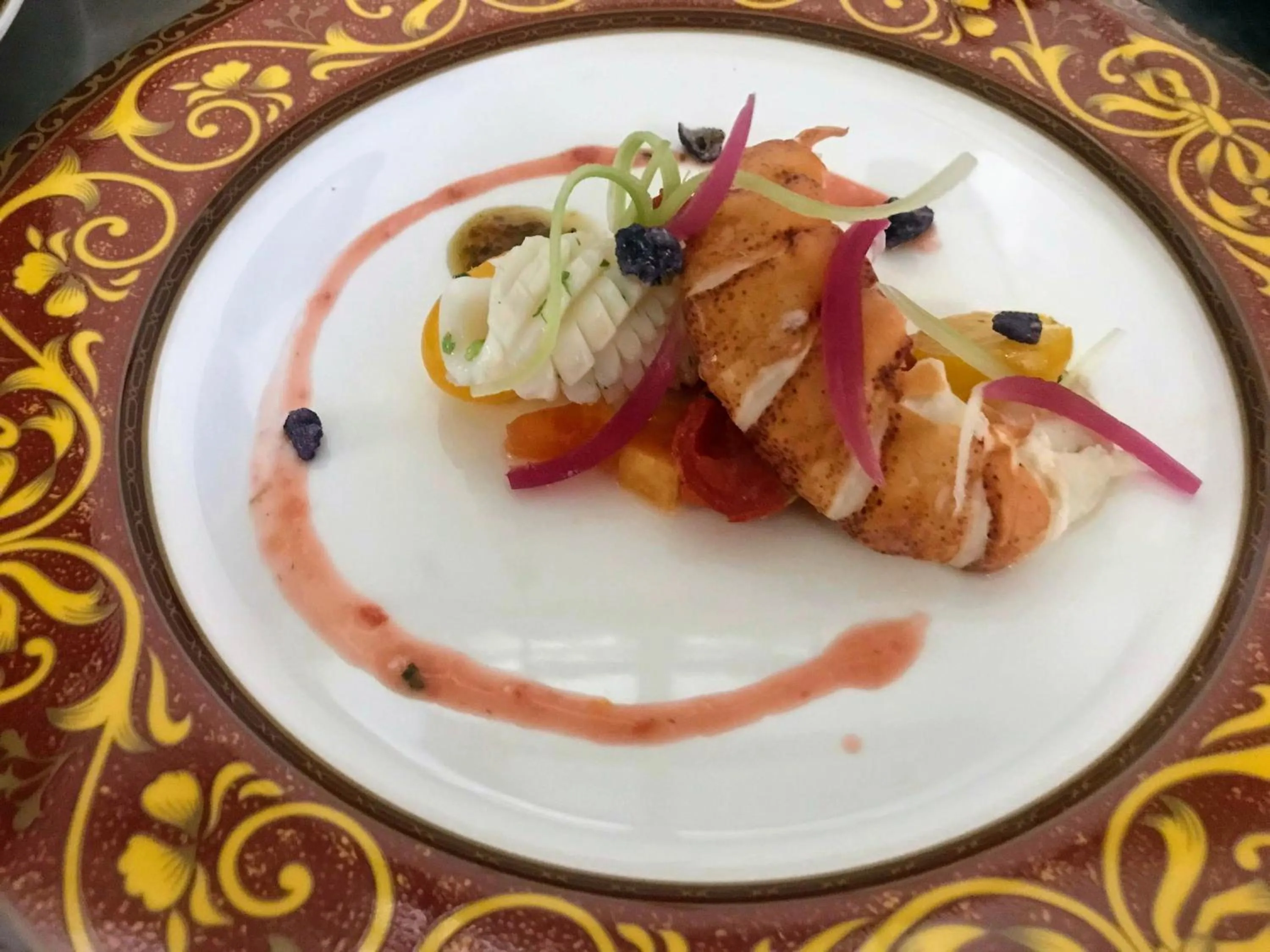 Food close-up in Savoia Palace Hotel