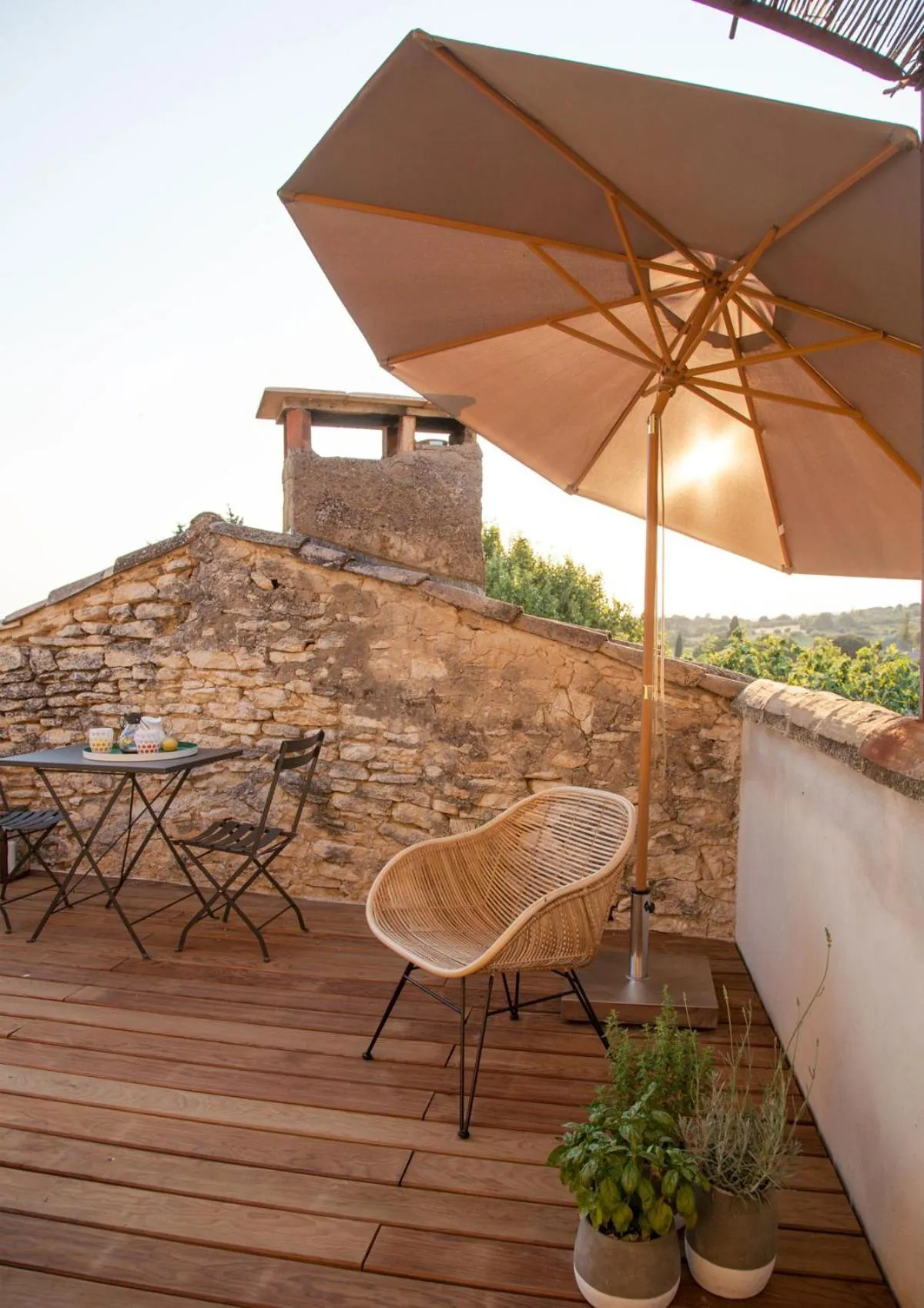 Balcony/Terrace in Domaine Les Martins - Gordes