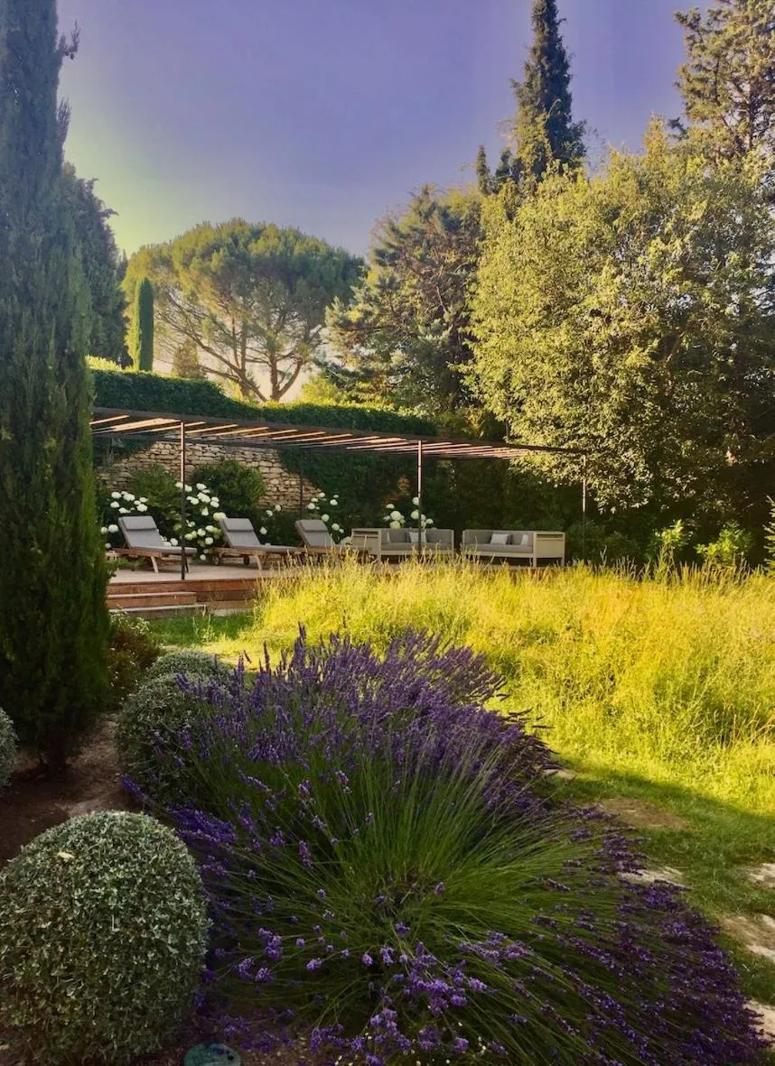 Garden view in Domaine Les Martins - Gordes
