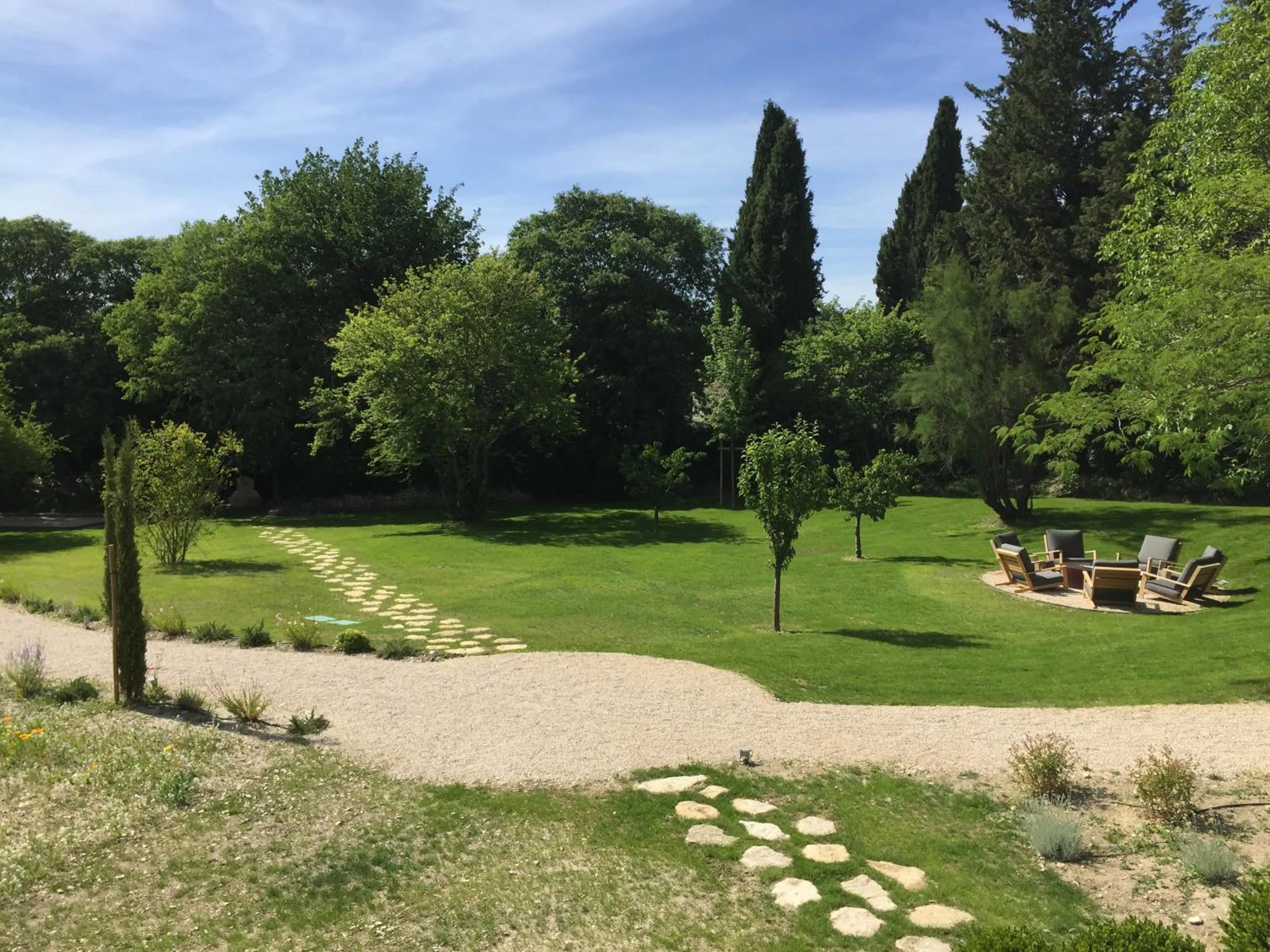 Garden view in Domaine Les Martins - Gordes