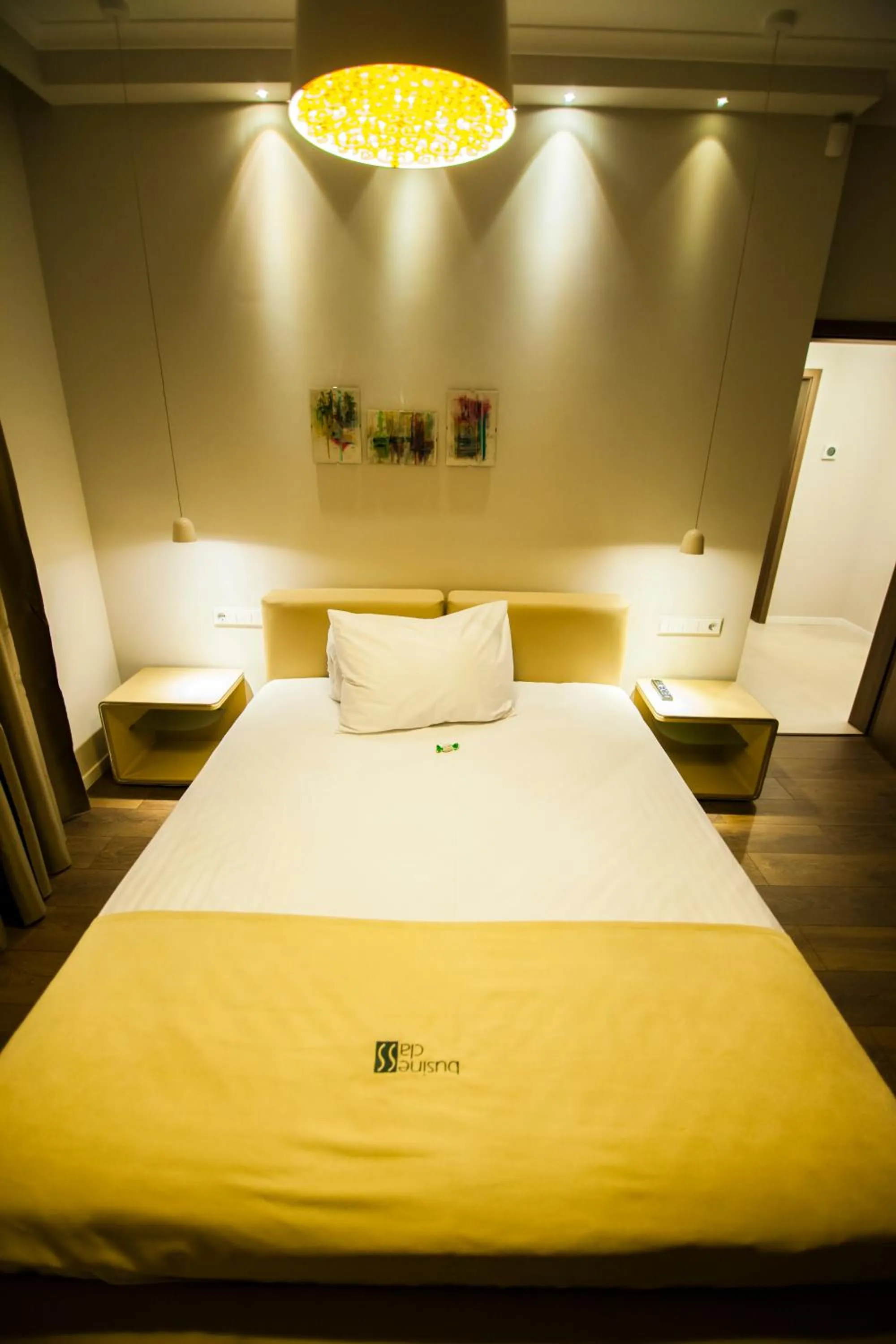 Decorative detail, Bed in Cluj Business Class