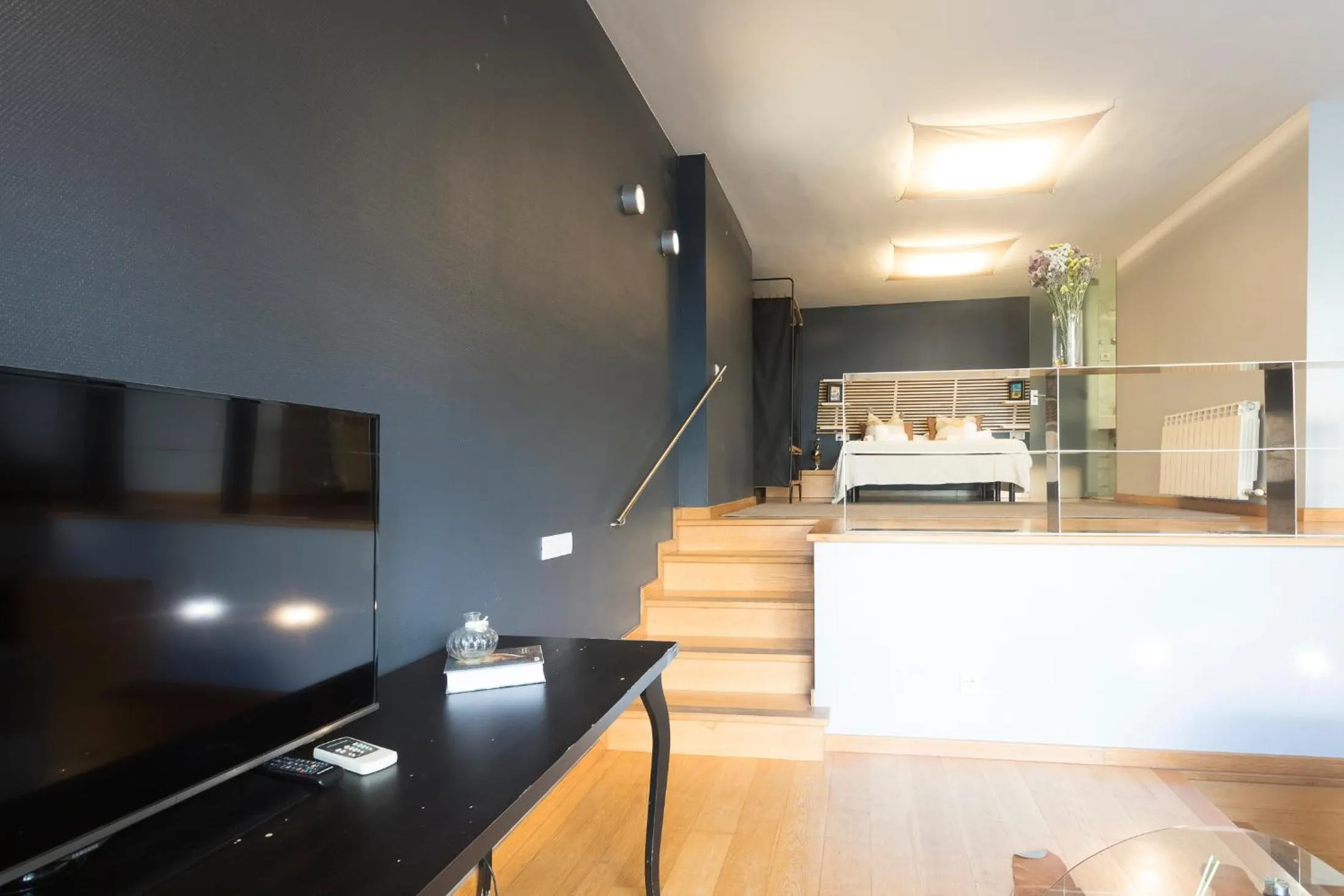 TV and multimedia in Apartment Barcelona Rentals - Gracia Pool Apartments Center