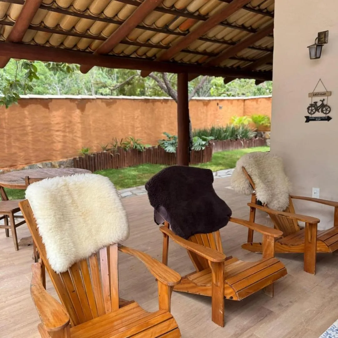 Patio in Pousada Renascer Park